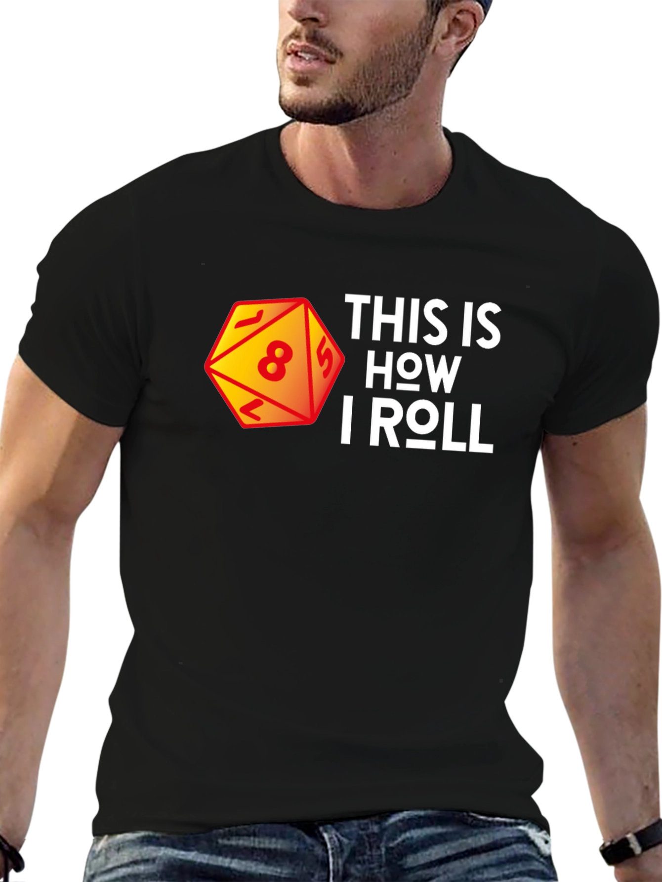 This is How I Roll Dice Graphic Tee