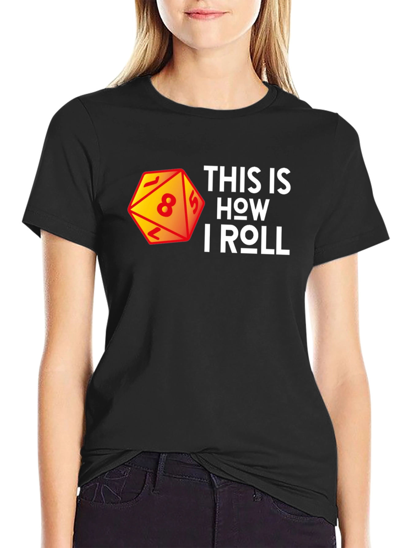 This is How I Roll Dice Graphic Tee