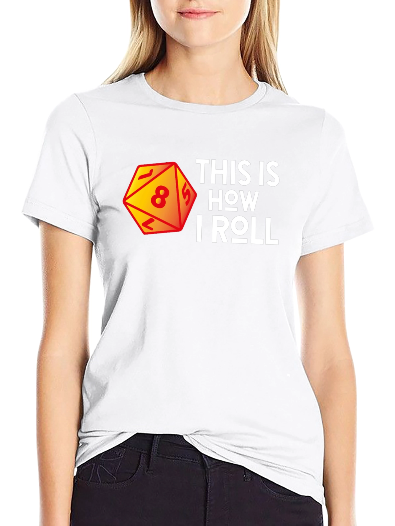This is How I Roll Dice Graphic Tee