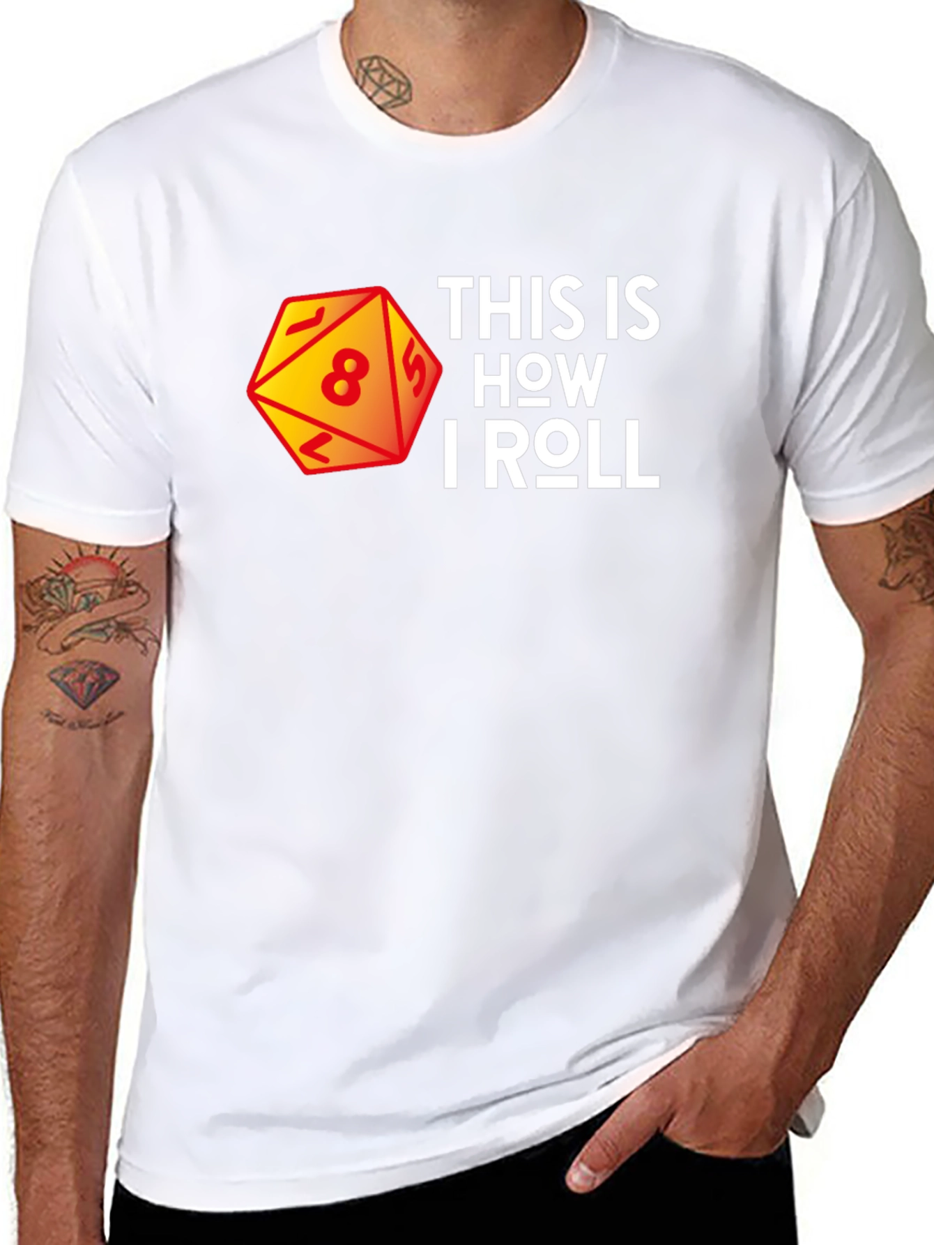This is How I Roll Dice Graphic Tee
