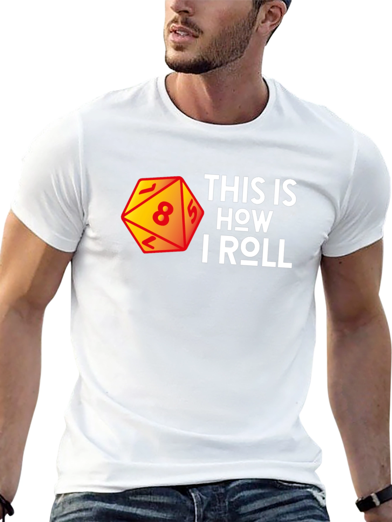 This is How I Roll Dice Graphic Tee