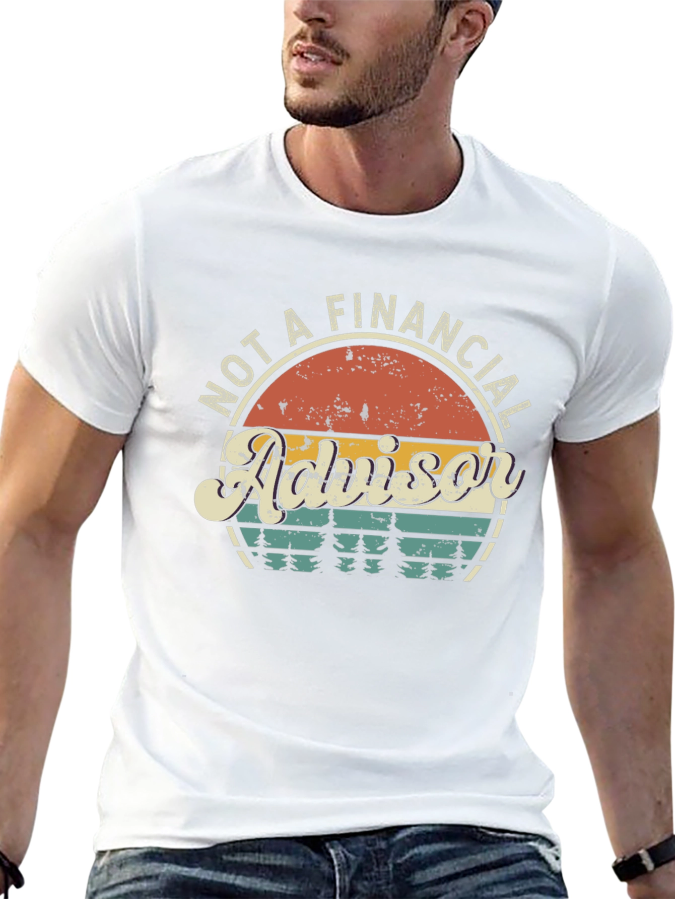 Not a Financial Advisor T-Shirt - Retro Design