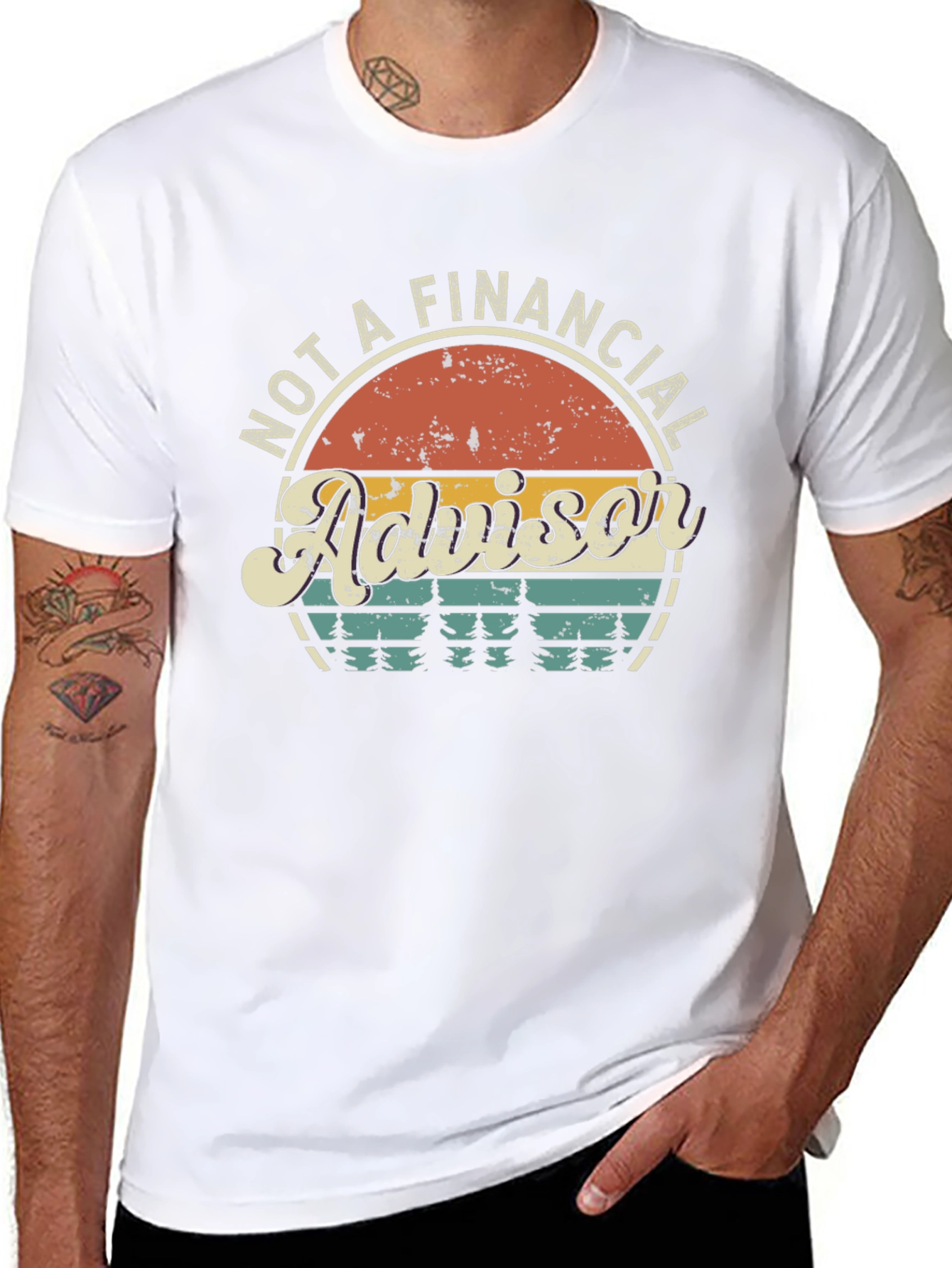 Not a Financial Advisor T-Shirt - Retro Design