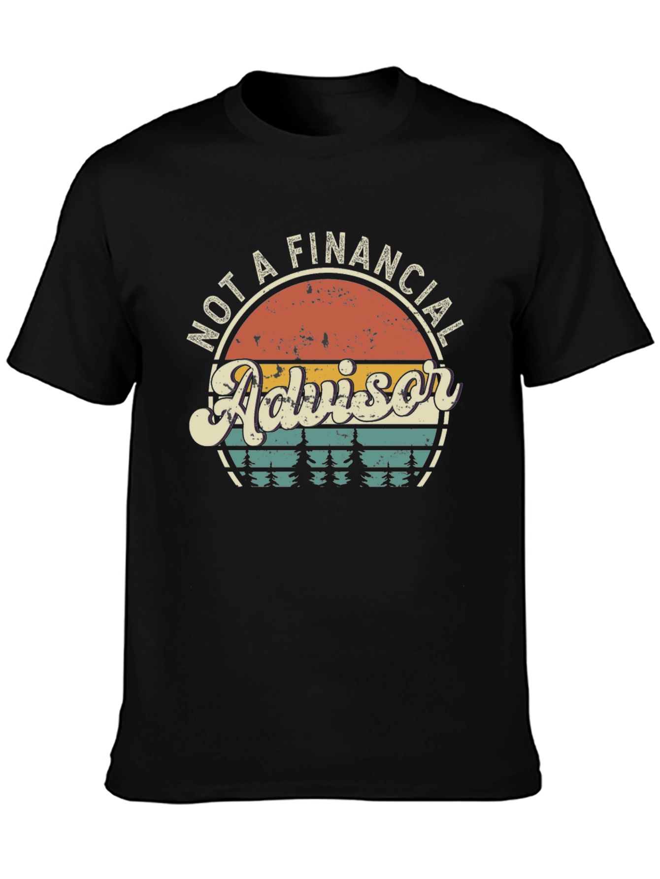 Not a Financial Advisor T-Shirt - Retro Design