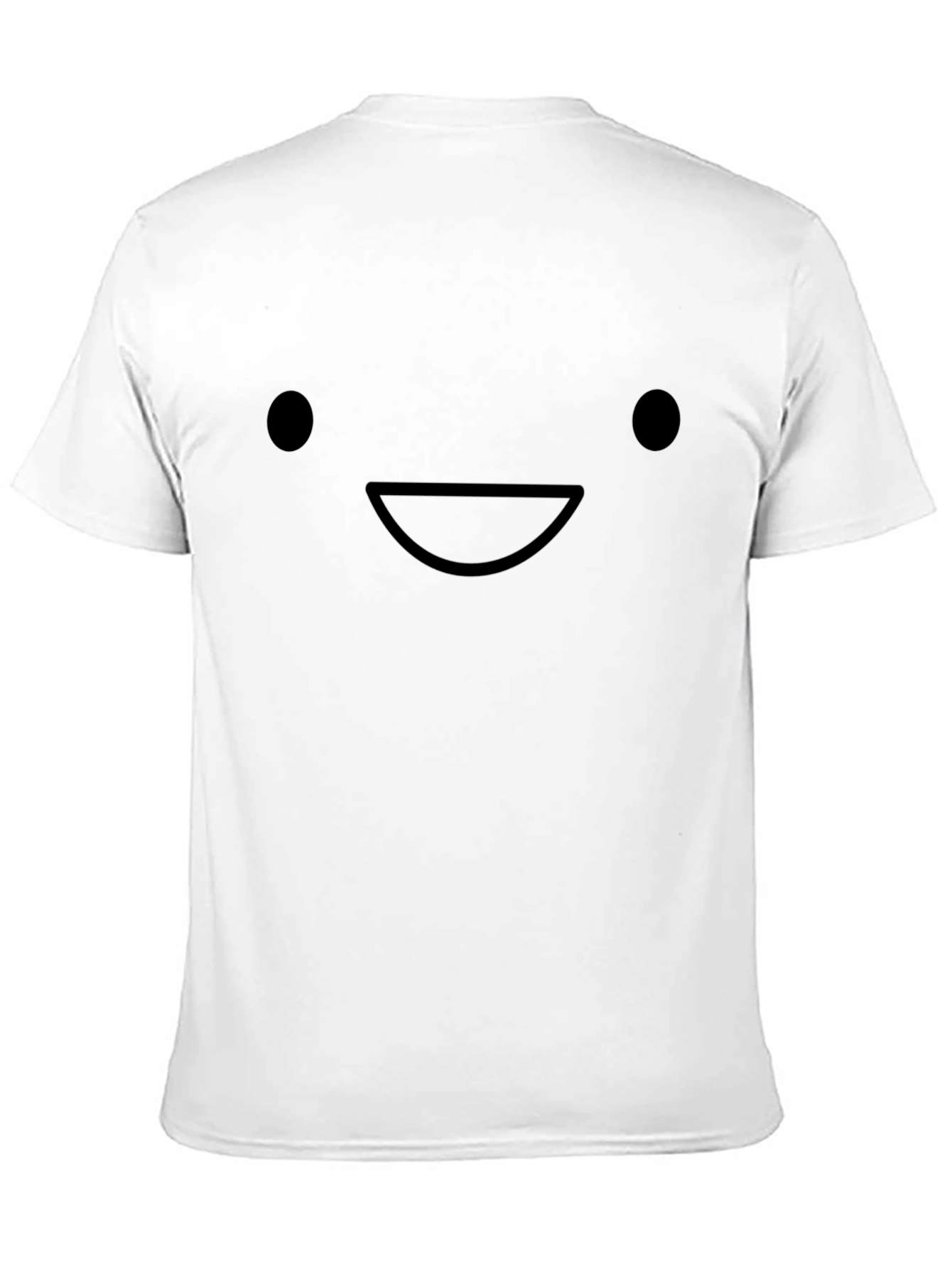 Smiley Face Graphic Black T-Shirt