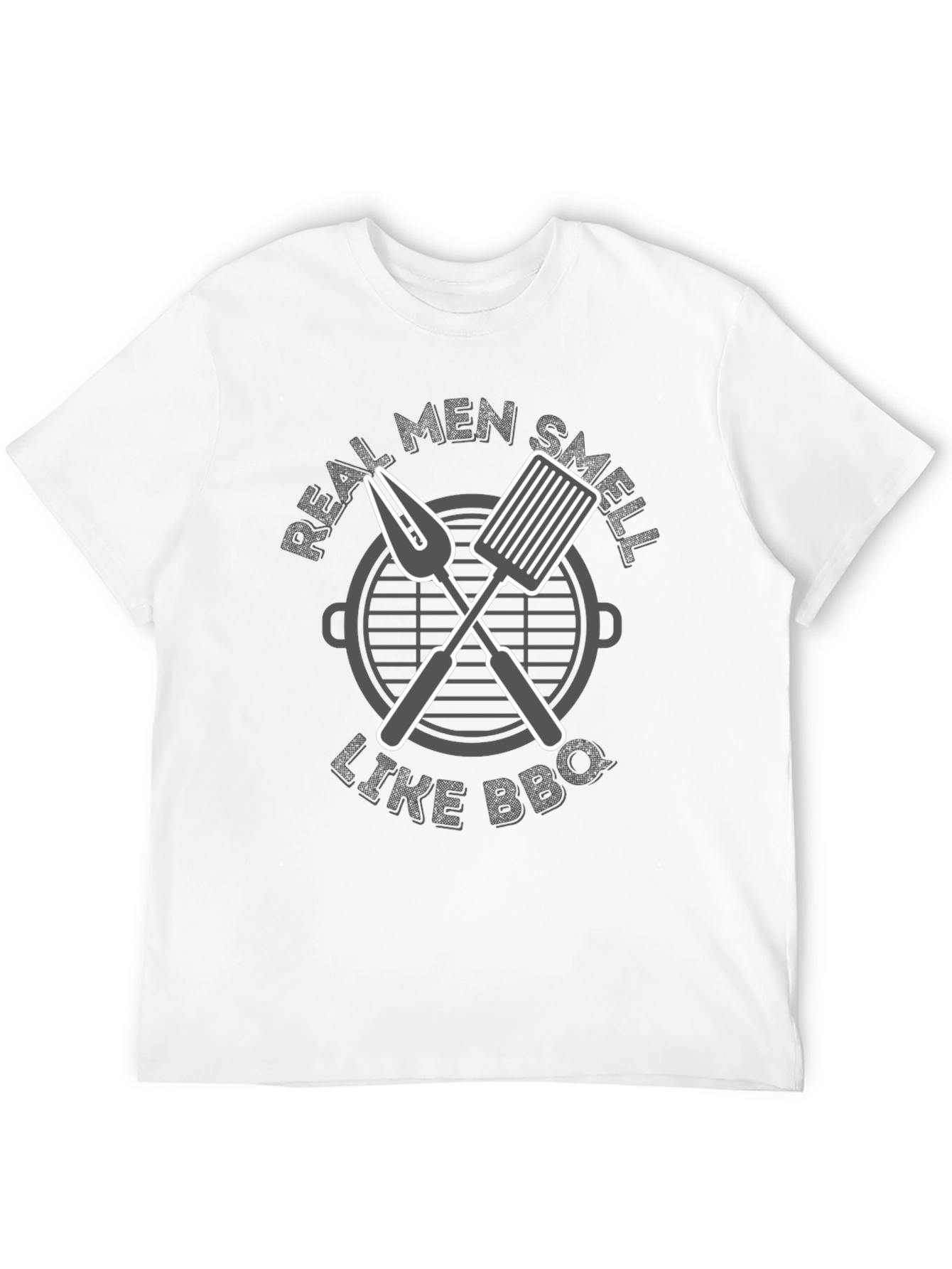 Real Men Smell Like BBQ Graphic T-Shirt
