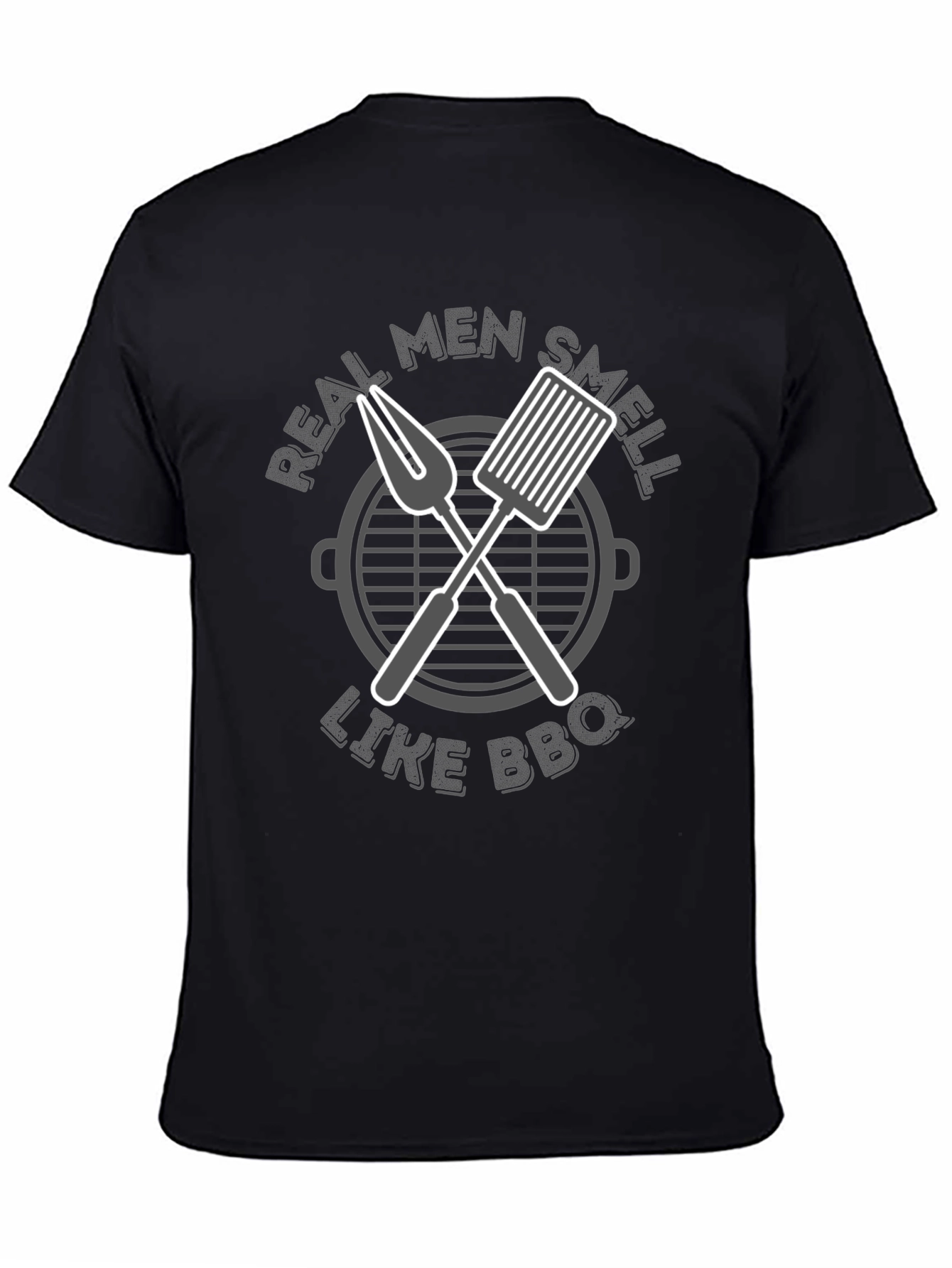Real Men Smell Like BBQ Graphic T-Shirt