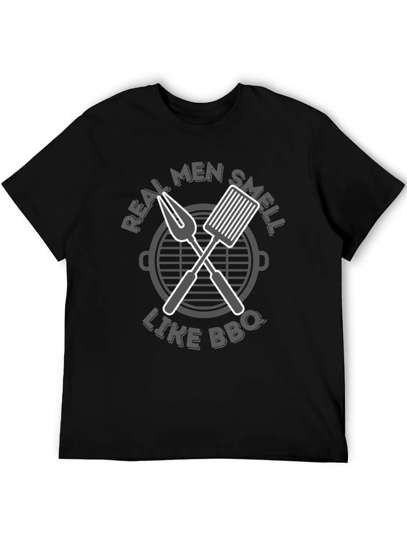 Real Men Smell Like BBQ Graphic T-Shirt