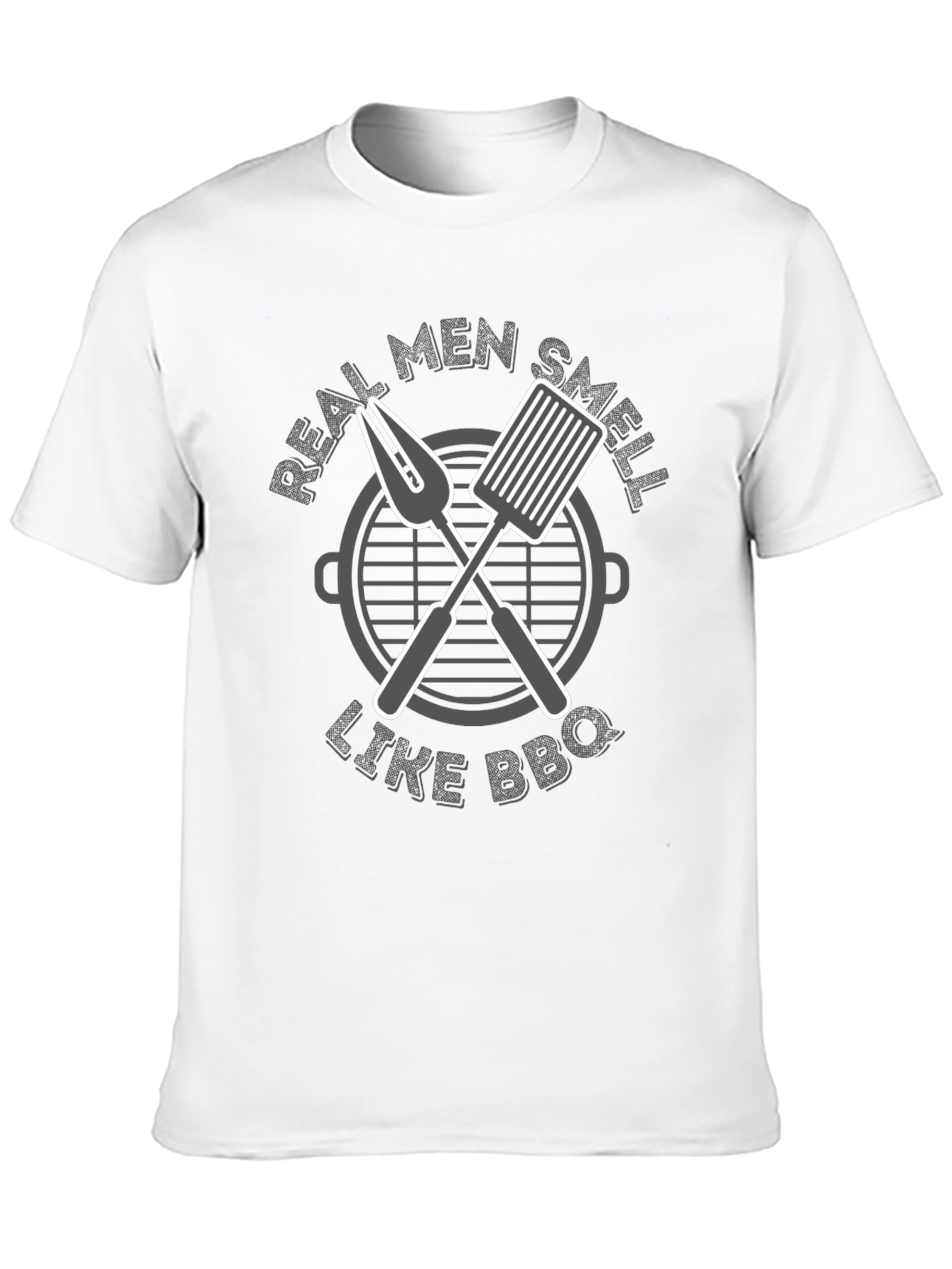 Real Men Smell Like BBQ Graphic T-Shirt