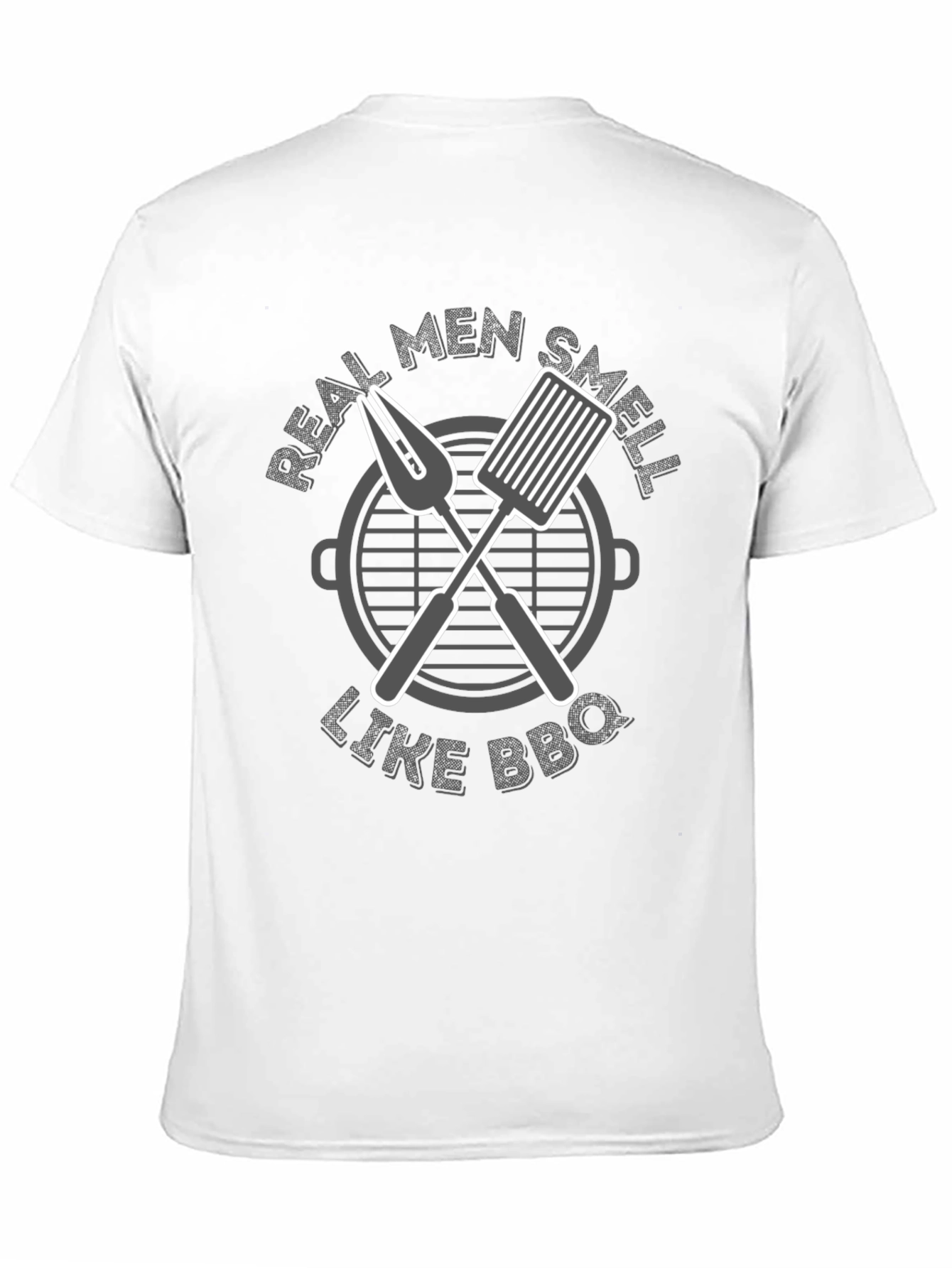 Real Men Smell Like BBQ Graphic T-Shirt