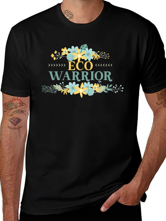 Eco Warrior Graphic Tee - Floral Design