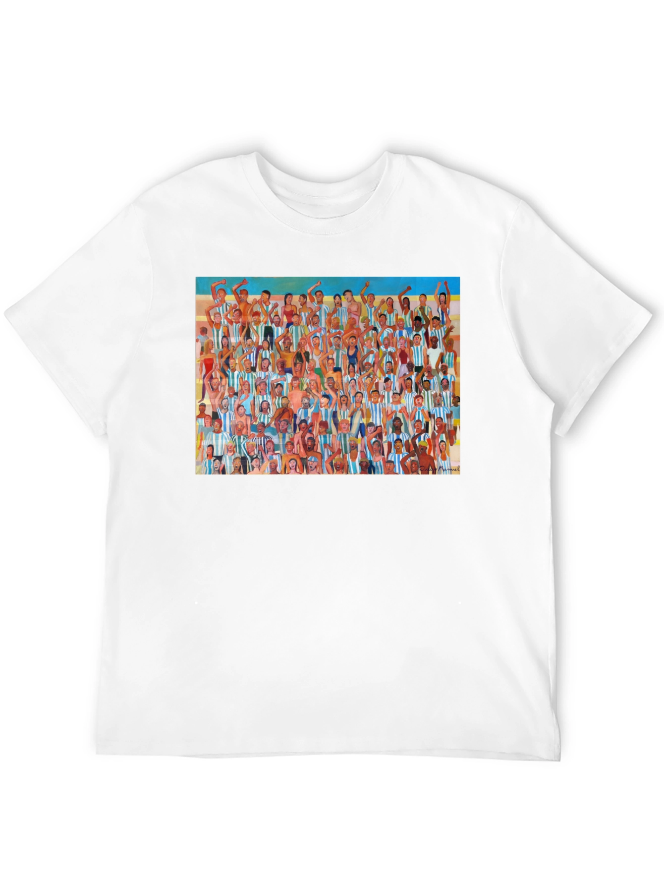 Argentina Soccer Fans Graphic T-Shirt