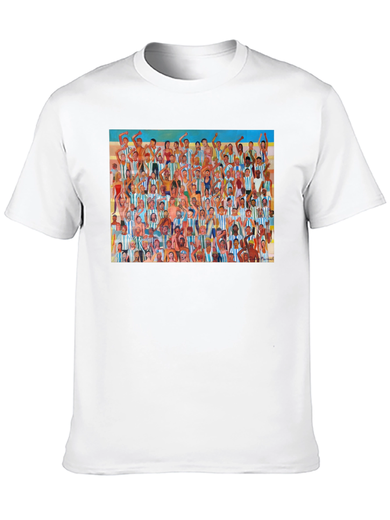 Argentina Soccer Fans Graphic T-Shirt