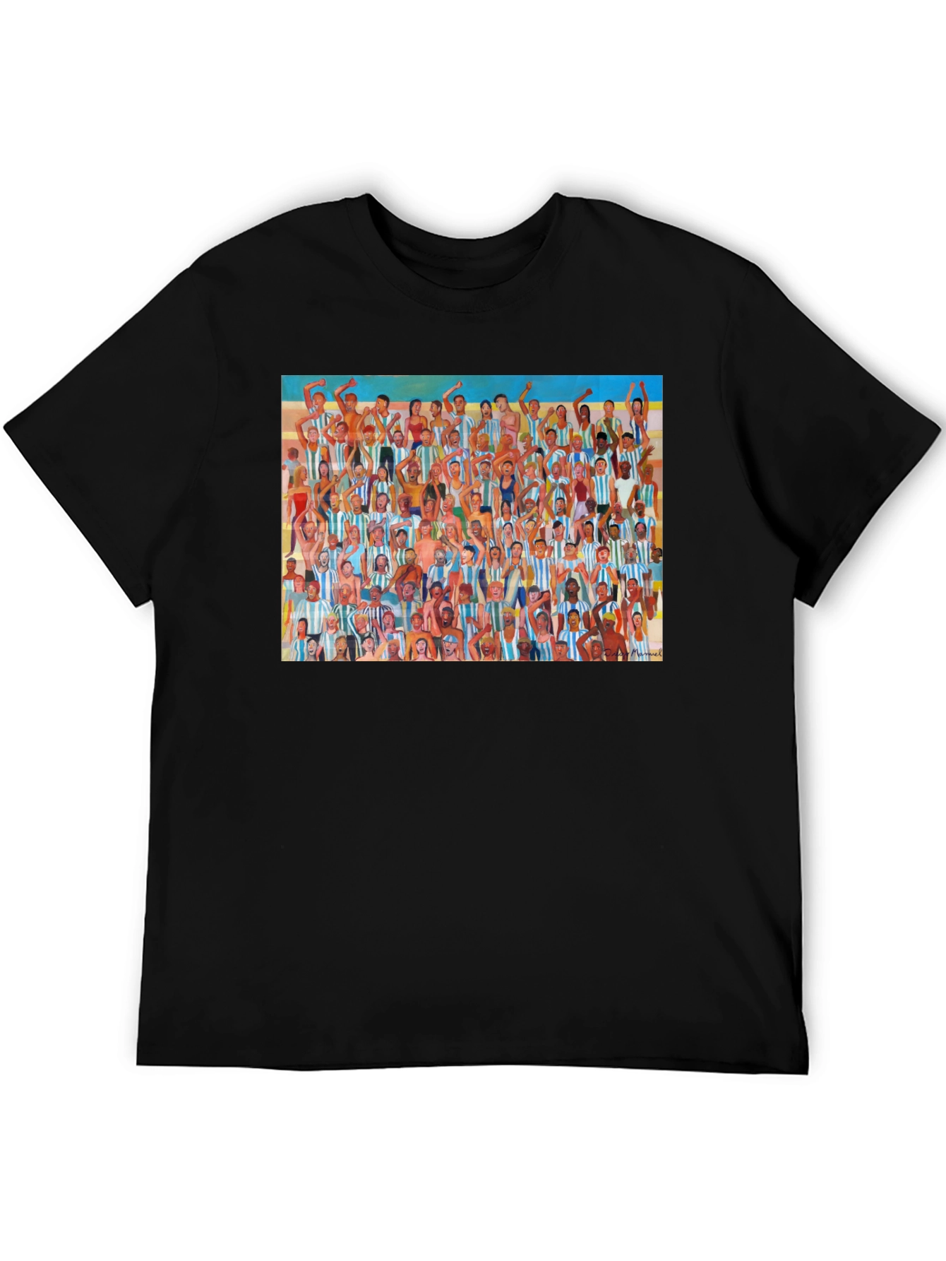 Argentina Soccer Fans Graphic T-Shirt