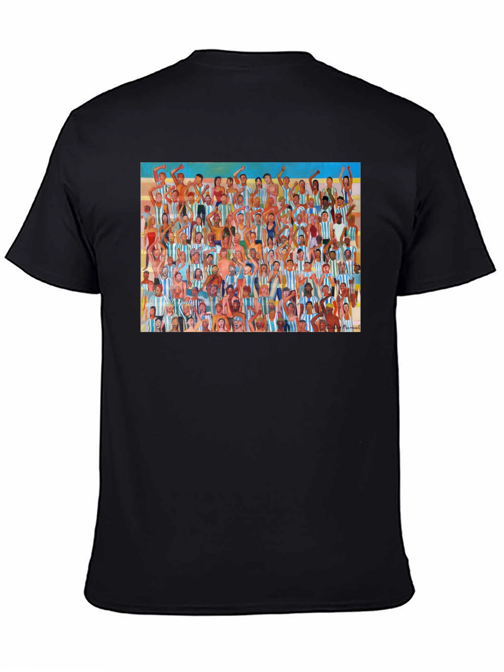 Argentina Soccer Fans Graphic T-Shirt