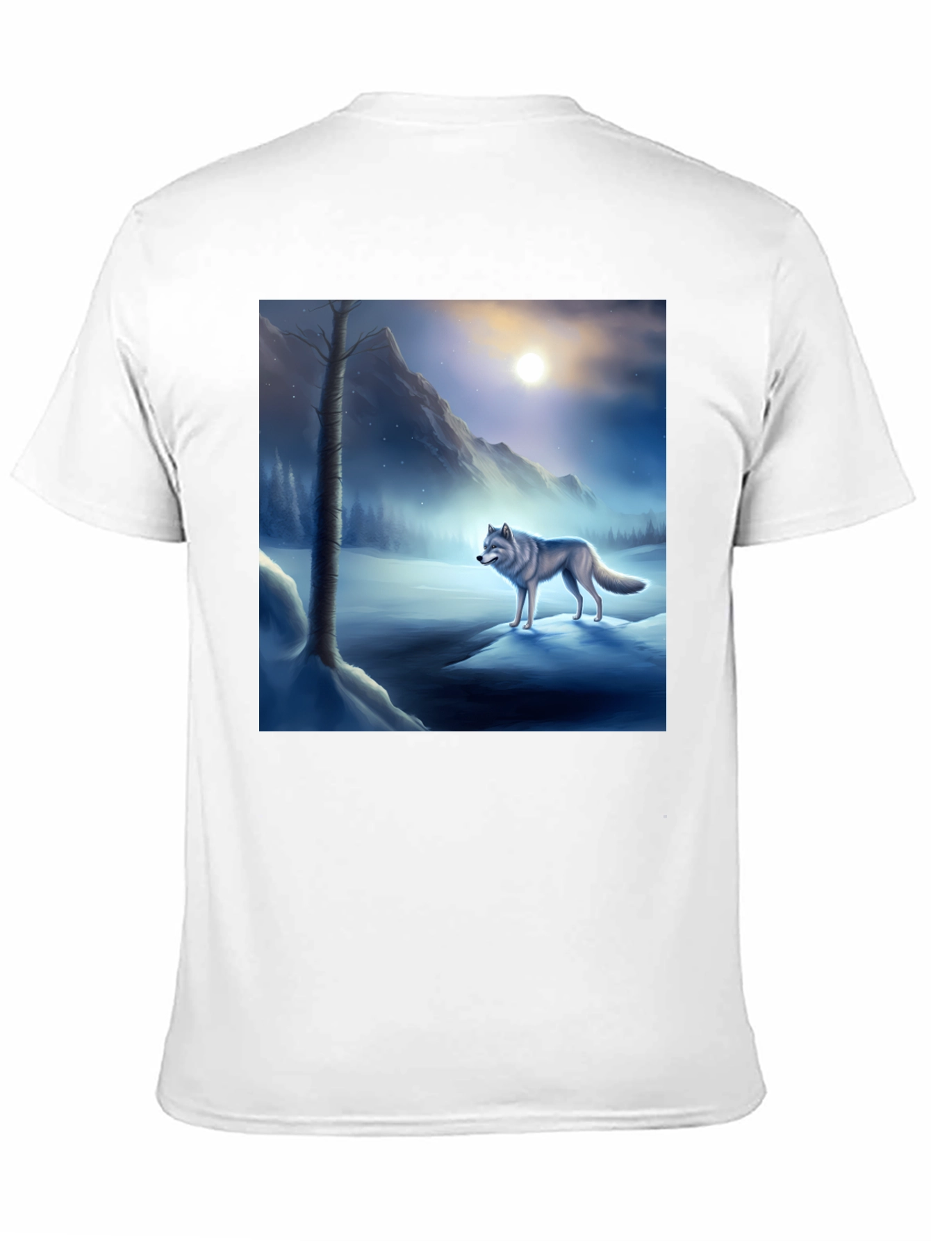 Wolf Moon Black T-Shirt