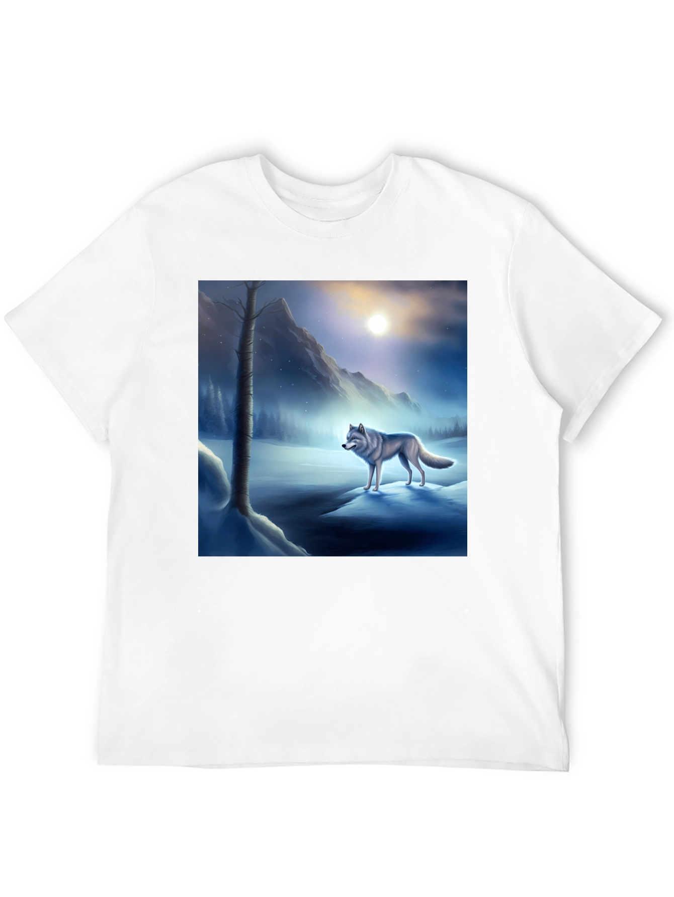 Wolf Moon Black T-Shirt