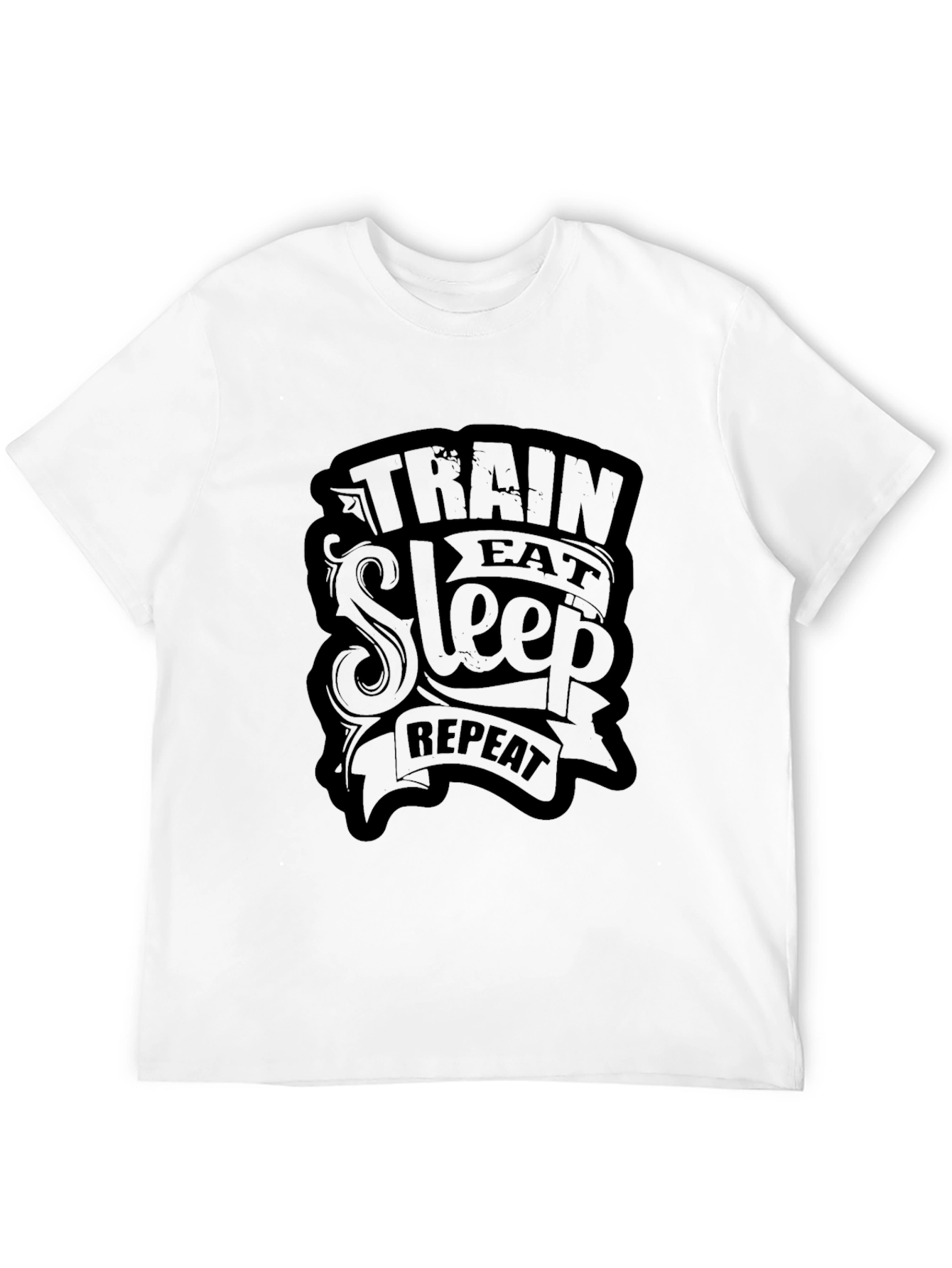 Train Eat Sleep Repeat Graphic Tee