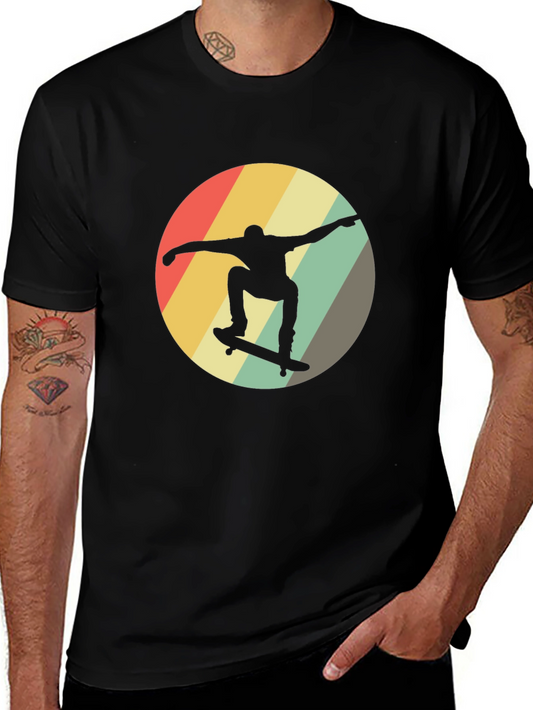 Retro Skater Tee - Vintage Style Skateboard Graphic T-Shirt