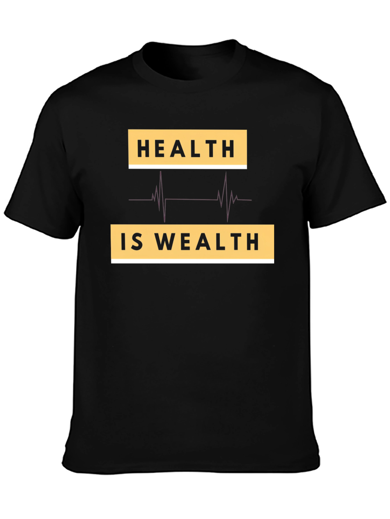 Health Is Wealth Graphic Tee