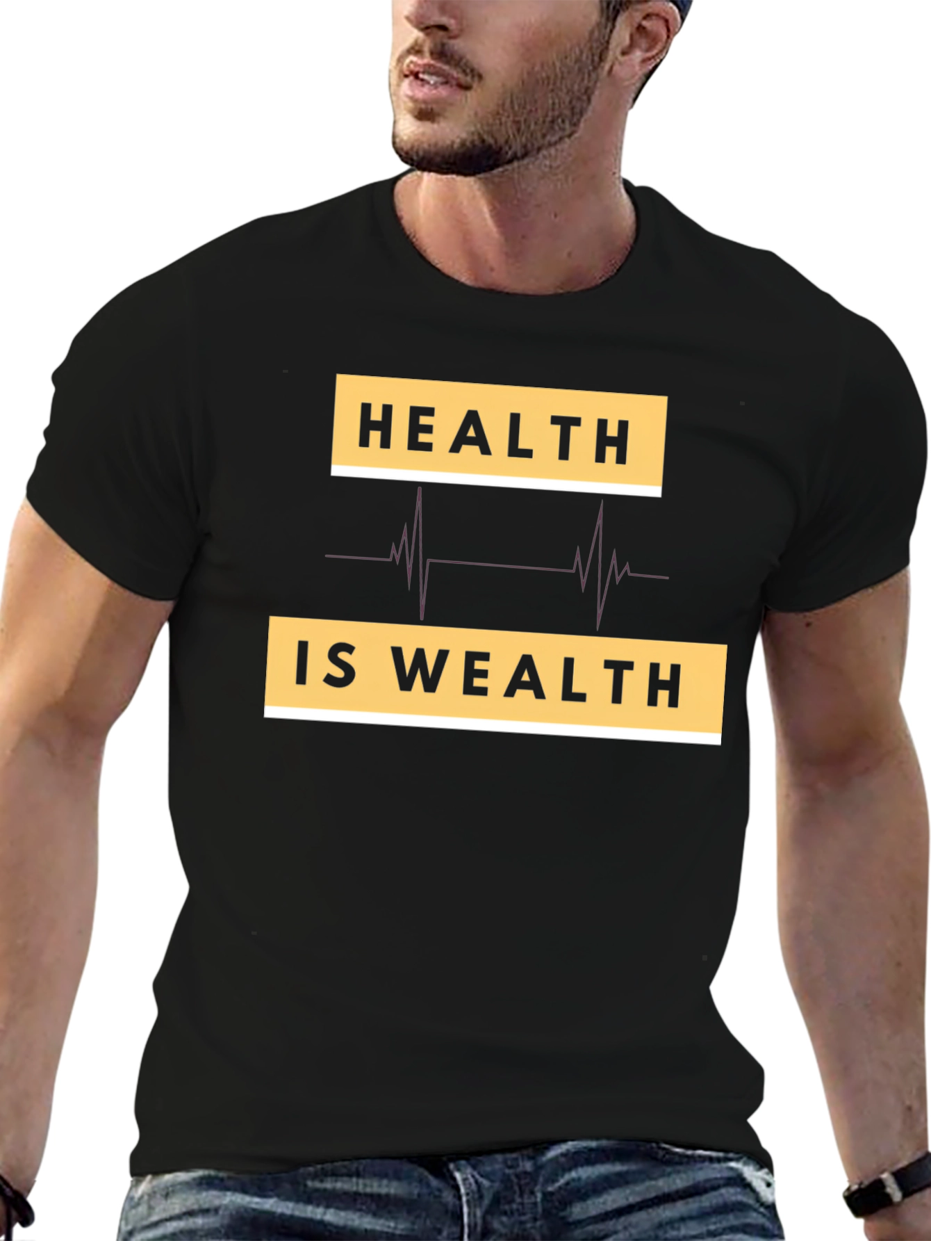 Health Is Wealth Graphic Tee