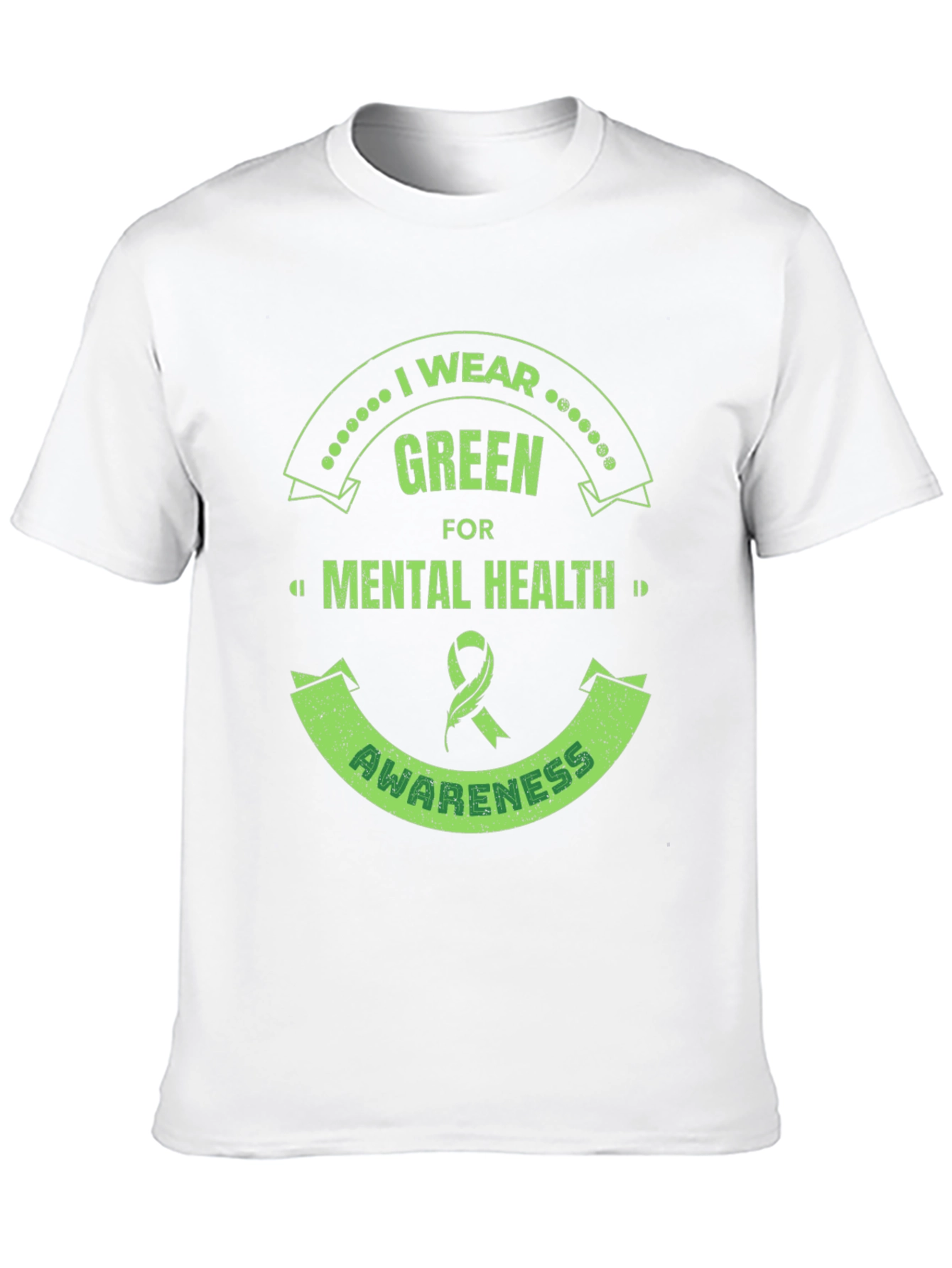 I Wear Green Mental Health Awareness T-Shirt