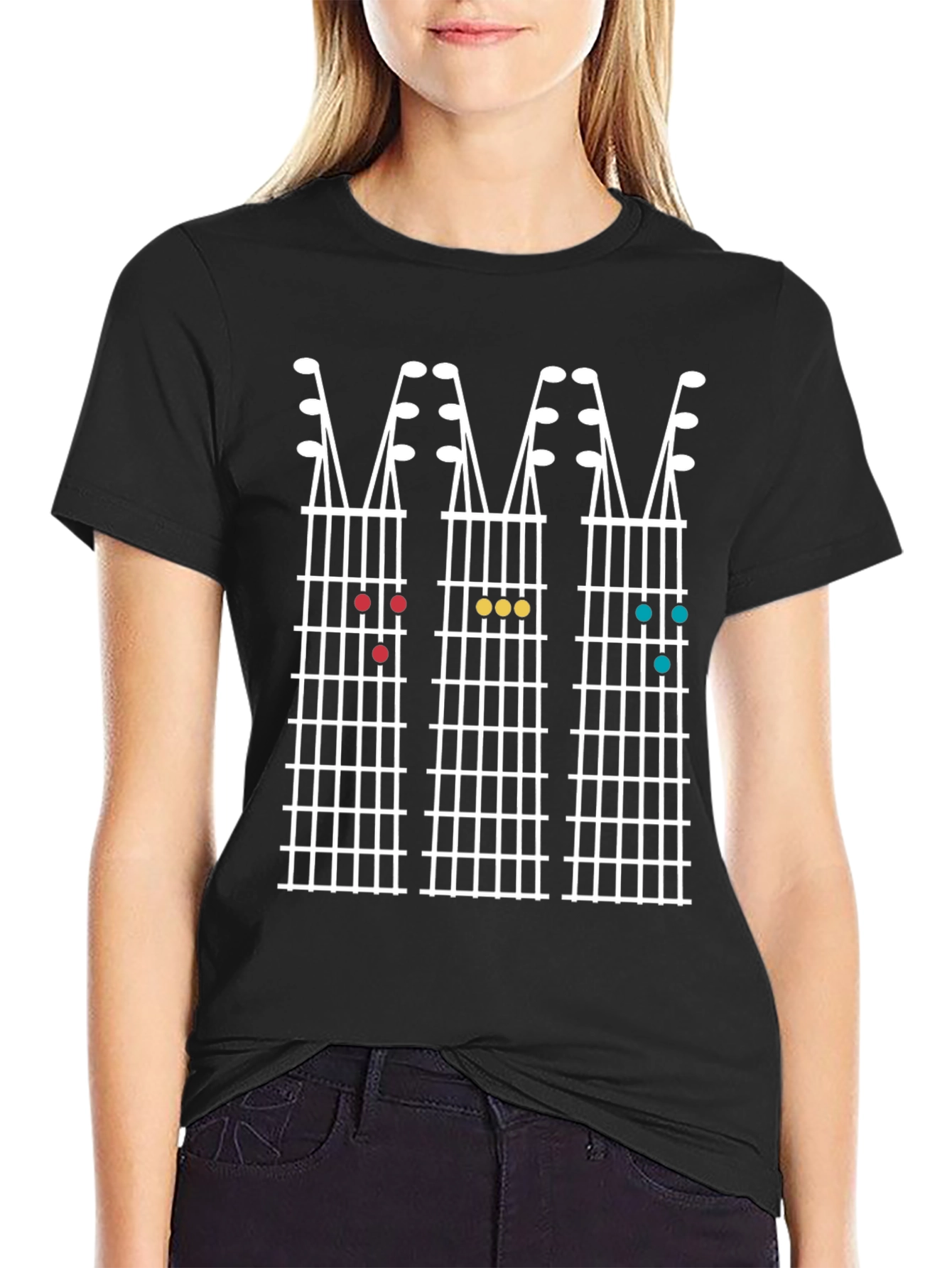 Guitar Chords Graphic Tee - Music Lover T-Shirt