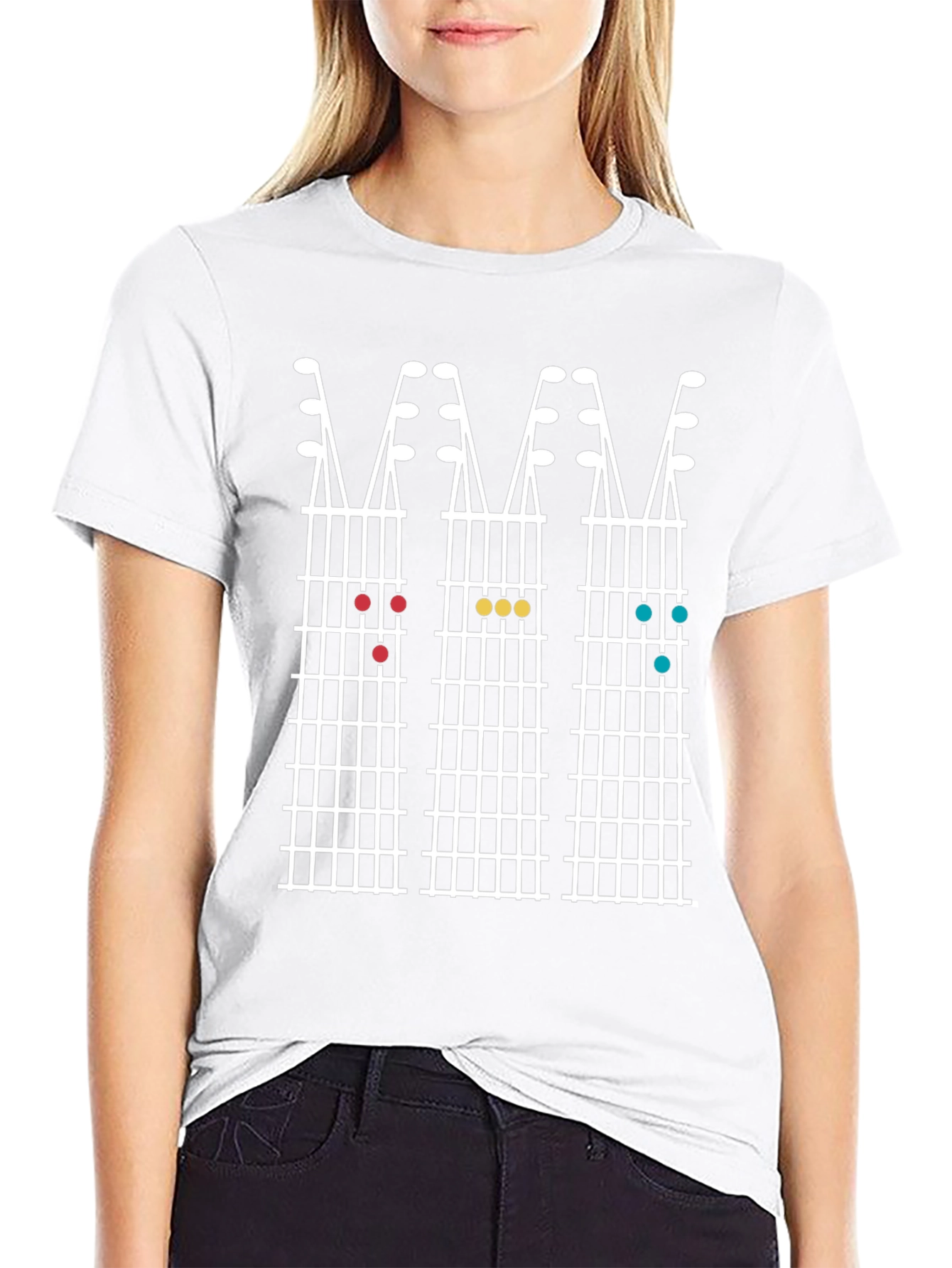Guitar Chords Graphic Tee - Music Lover T-Shirt