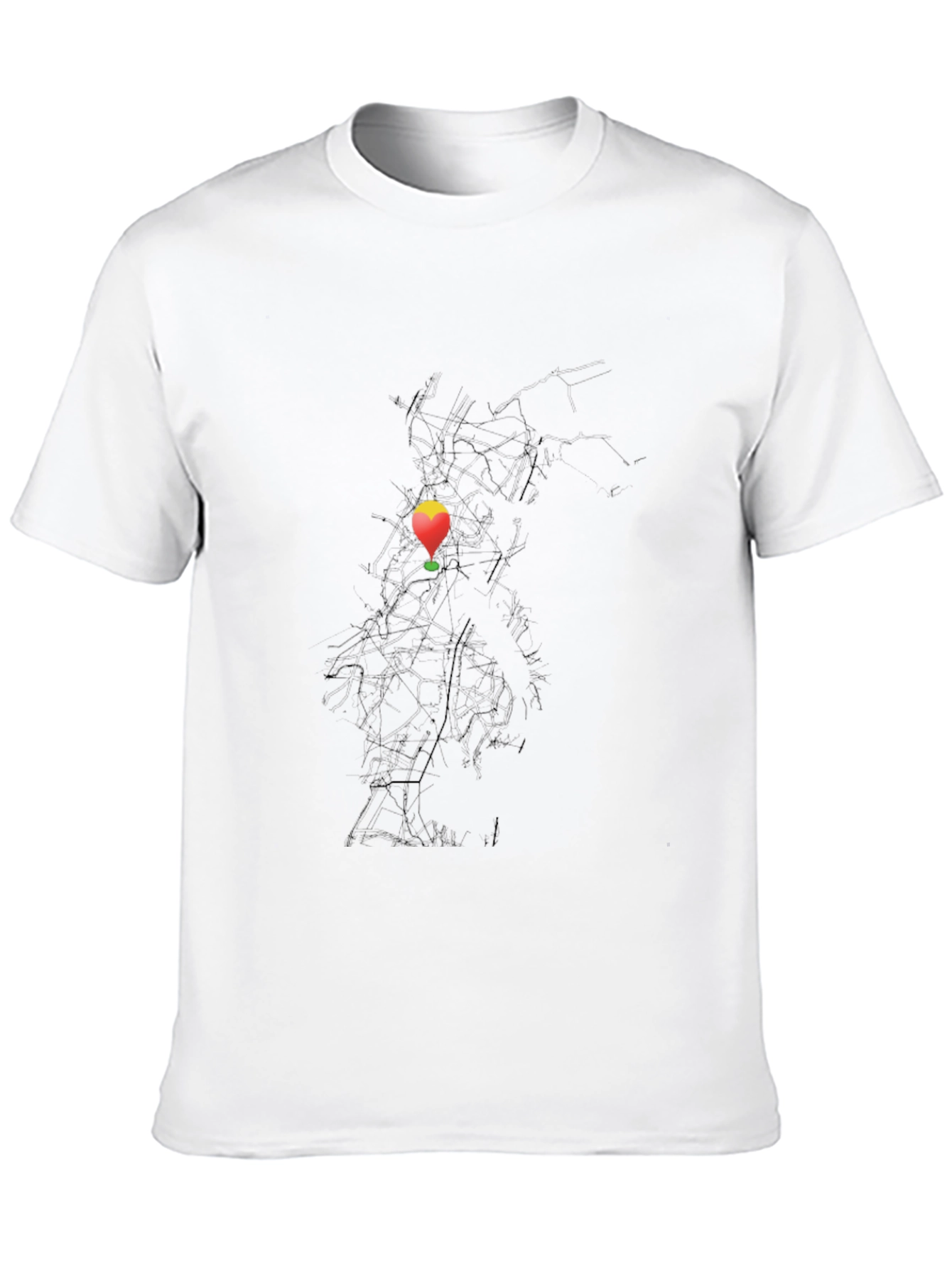 Balloon Graphic Black T-Shirt