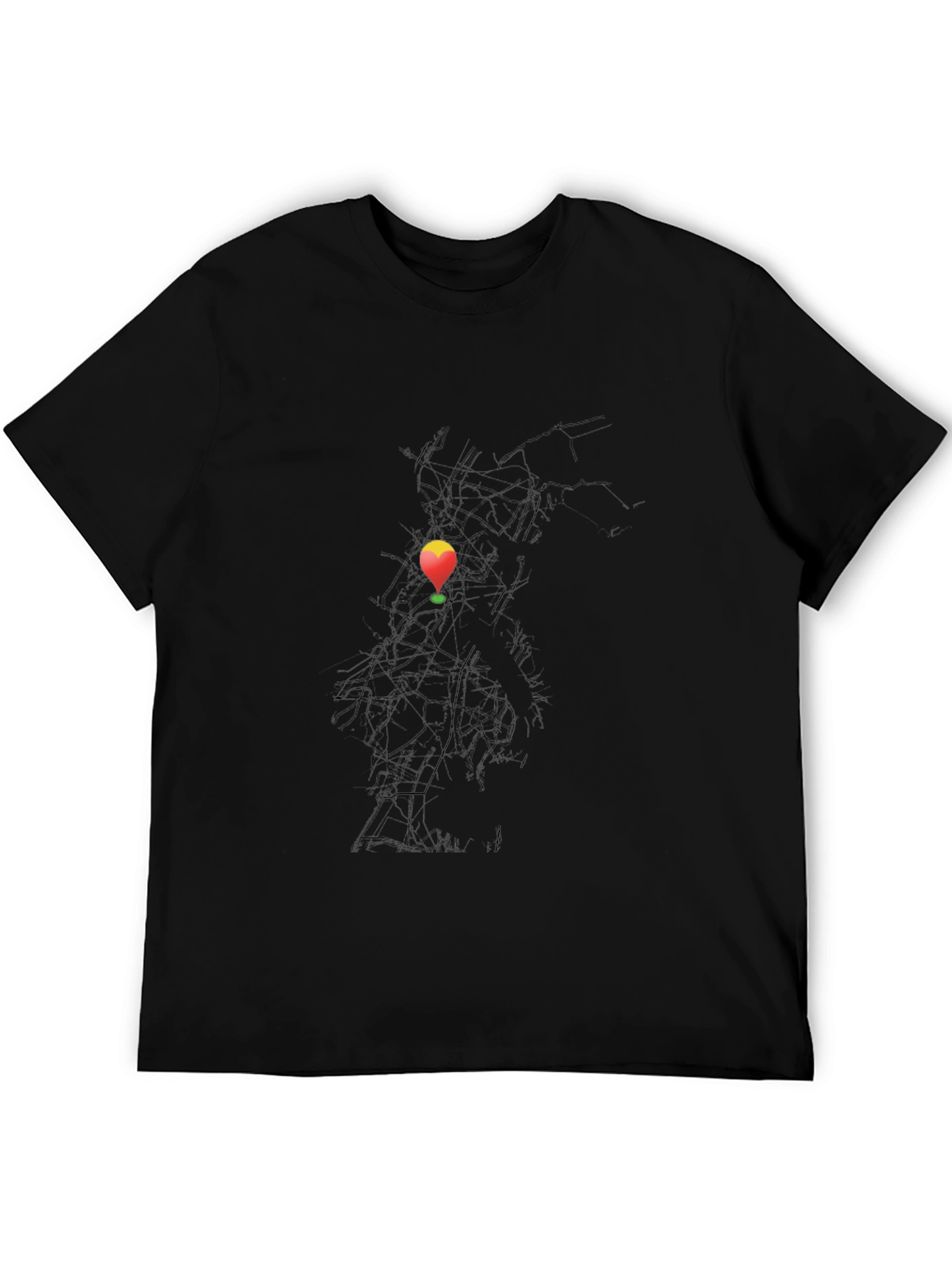 Balloon Graphic Black T-Shirt