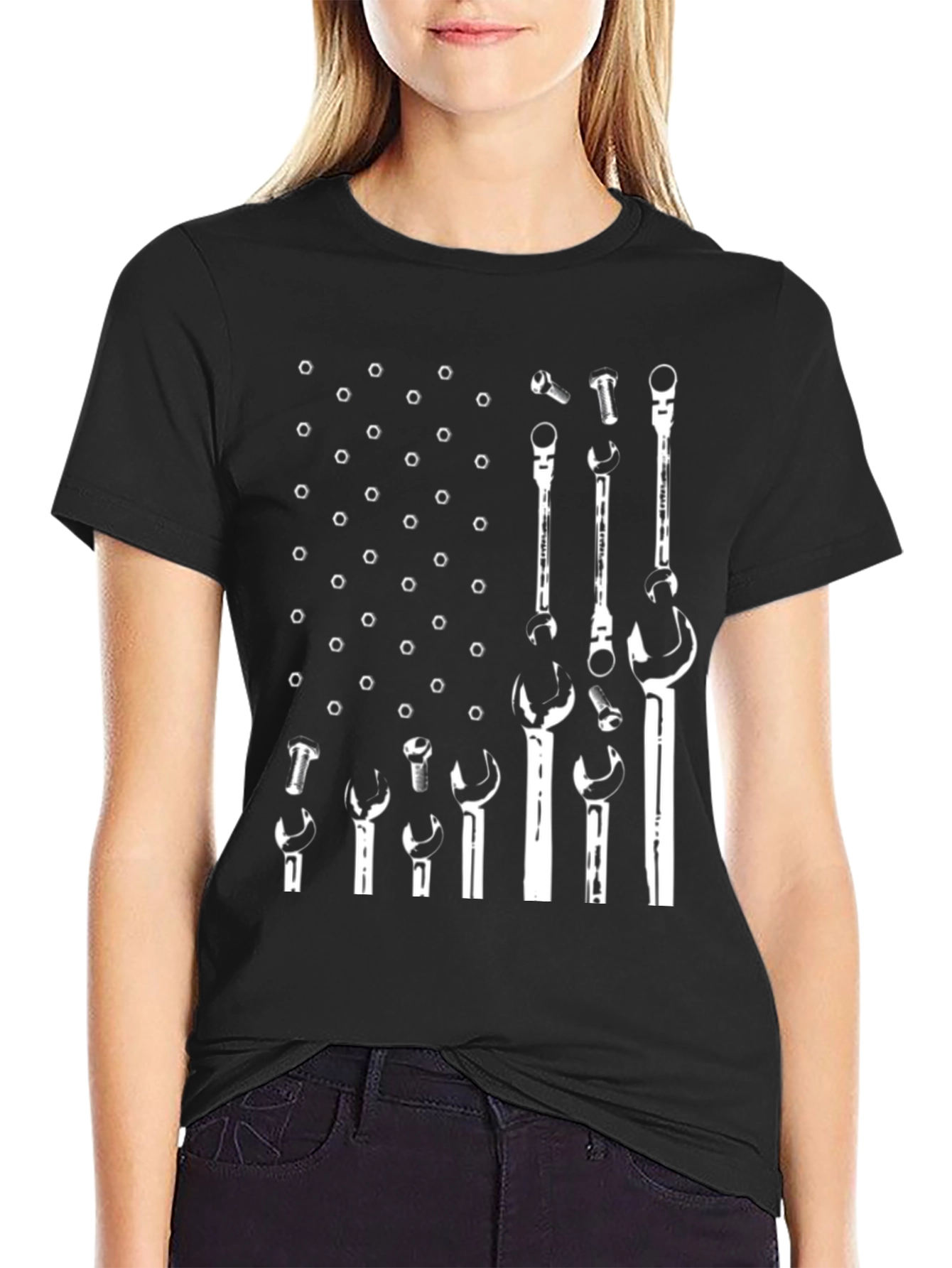 Mechanics Pride Tee: Wrench & Bolt Design