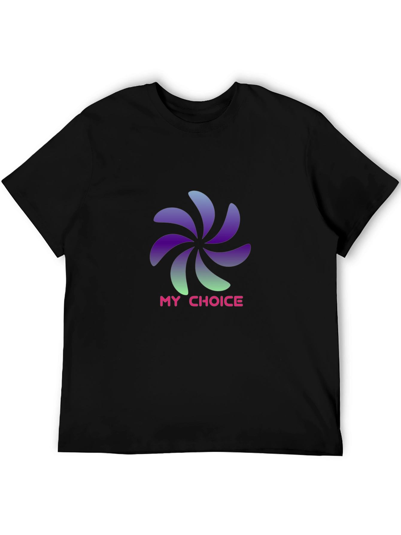 My Choice Graphic T-Shirt - Stylish Black Tee