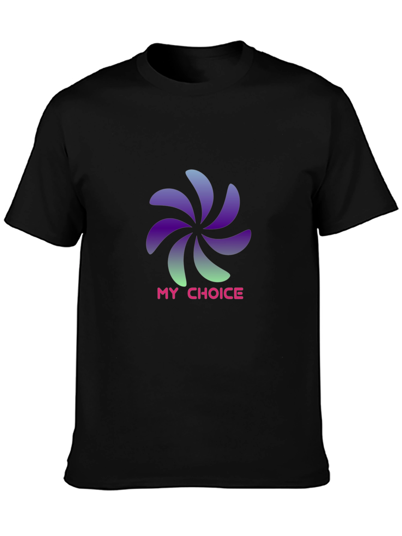My Choice Graphic T-Shirt - Stylish Black Tee