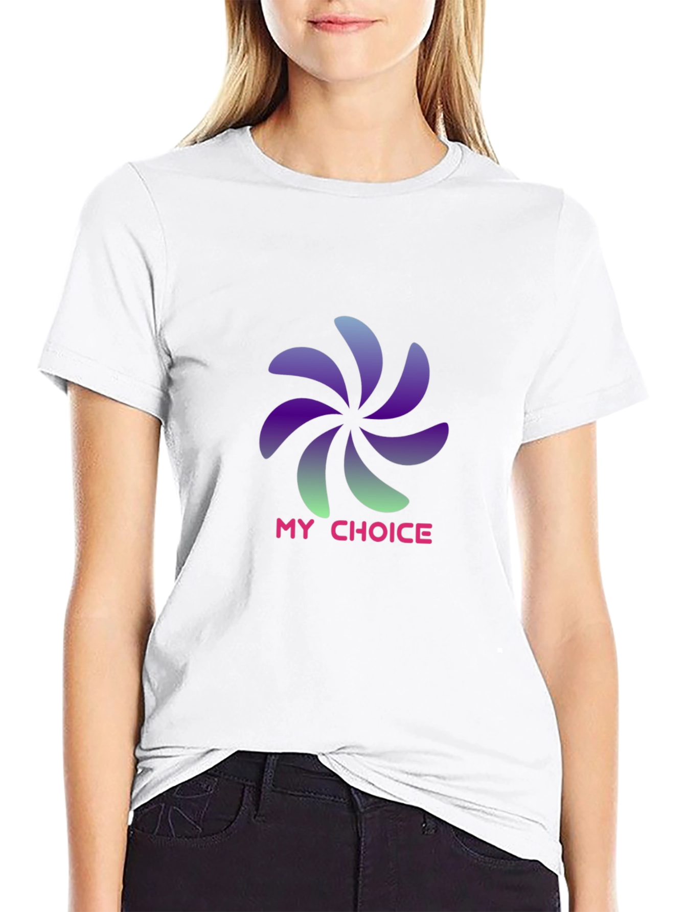 My Choice Graphic T-Shirt - Stylish Black Tee