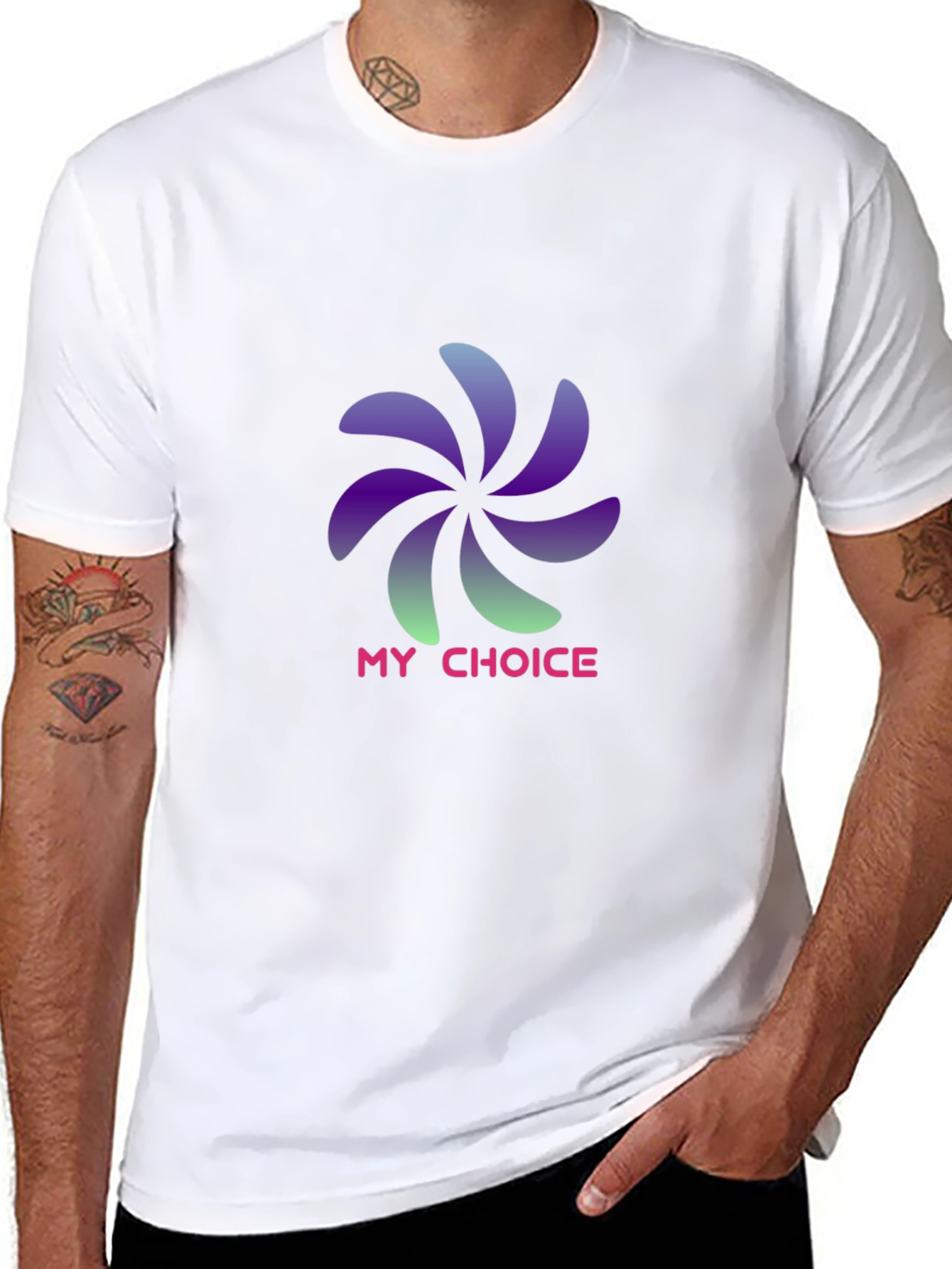 My Choice Graphic T-Shirt - Stylish Black Tee