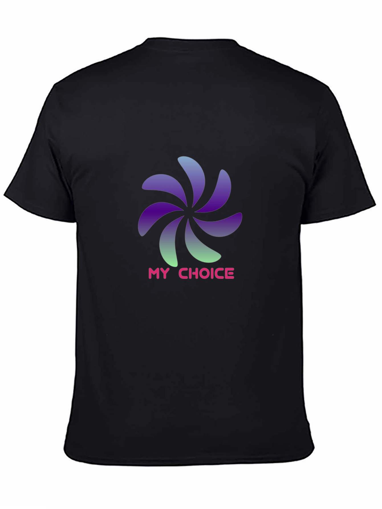 My Choice Graphic T-Shirt - Stylish Black Tee