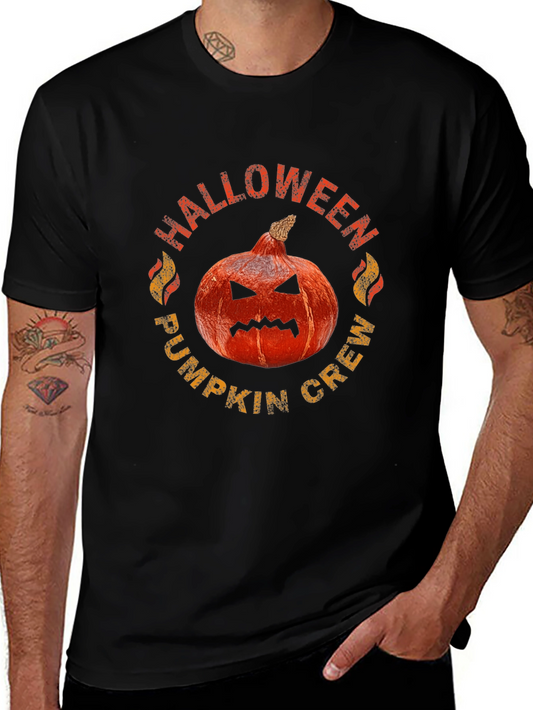 Halloween Pumpkin Crew T-Shirt