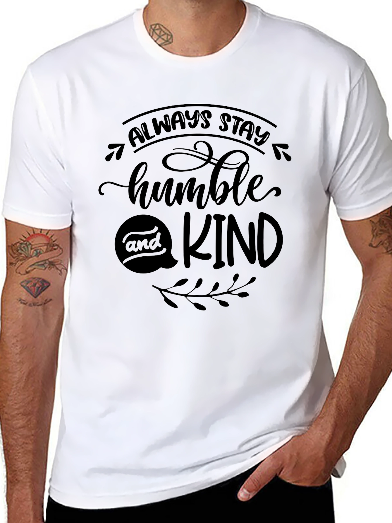 Always Stay Humble & Kind Black T-Shirt
