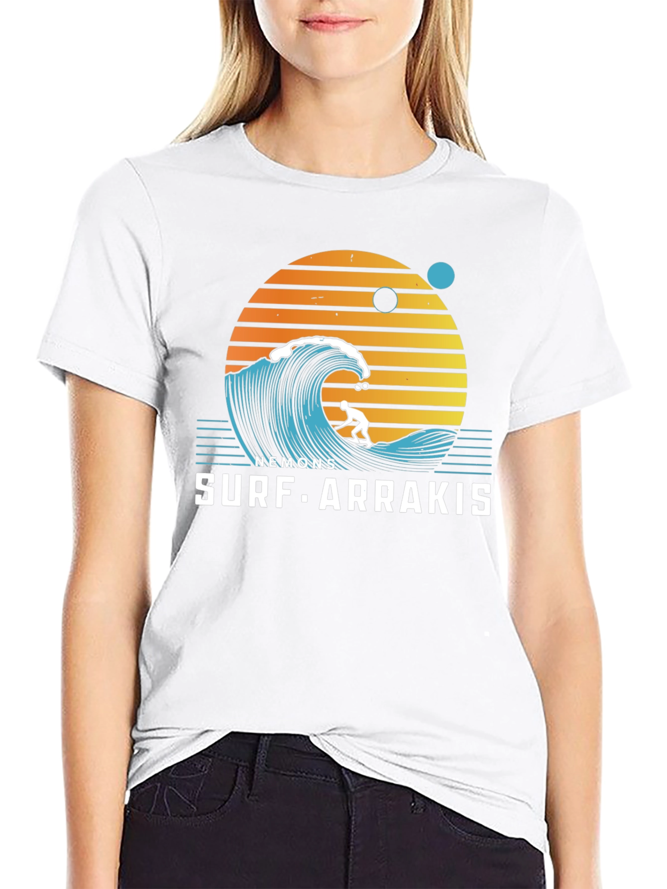 Surf Arrakis T-Shirt - Sand Dune Surfing Tee