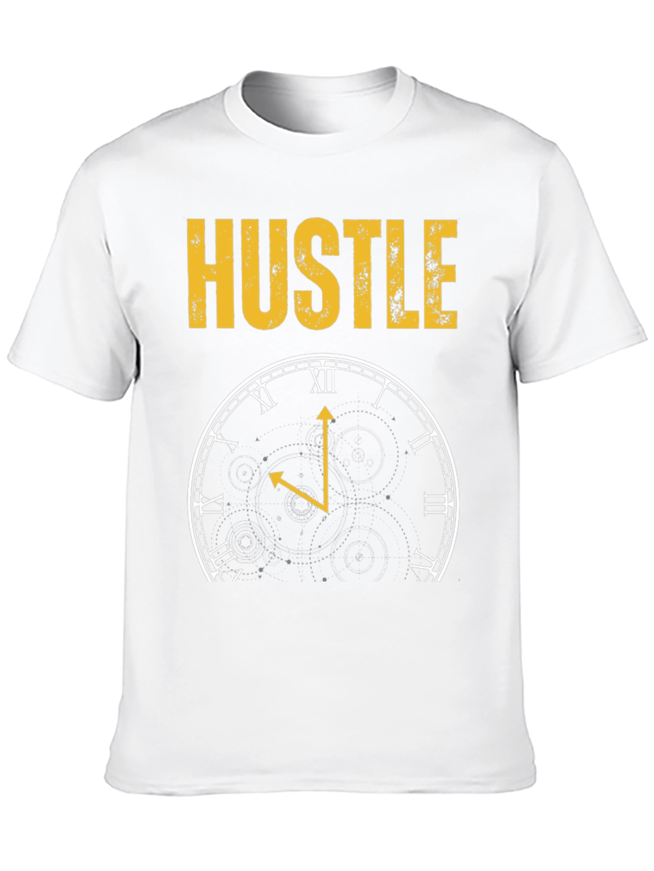 Hustle Clock Black T-Shirt