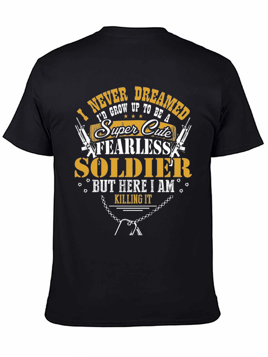 Super Cute Fearless Soldier T-Shirt
