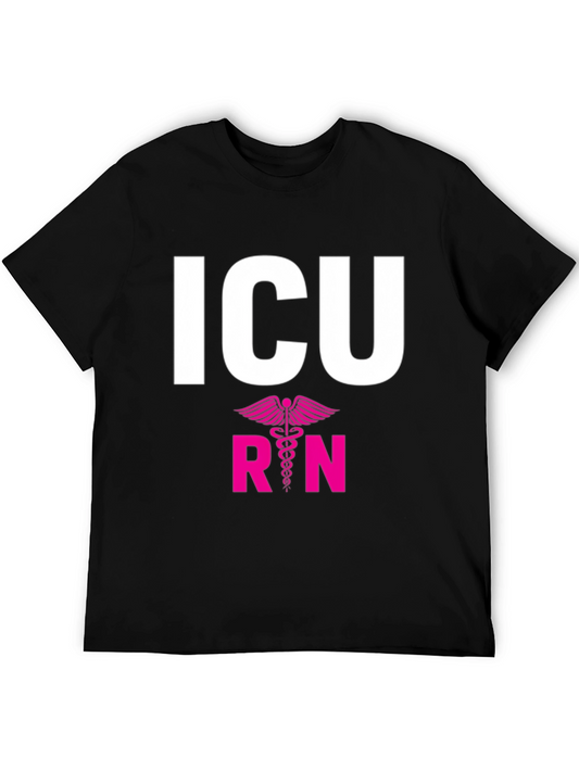 ICU RN Graphic Tee - Intensive Care Nurse T-Shirt