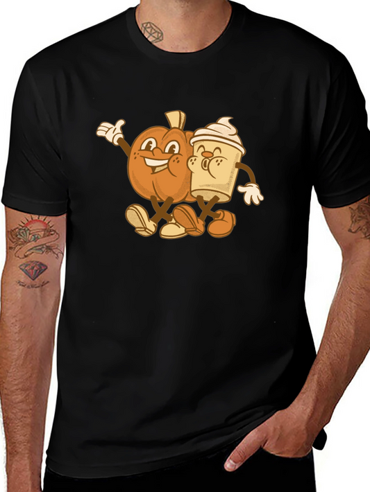 Pumpkin Spice Best Friends Graphic T-Shirt