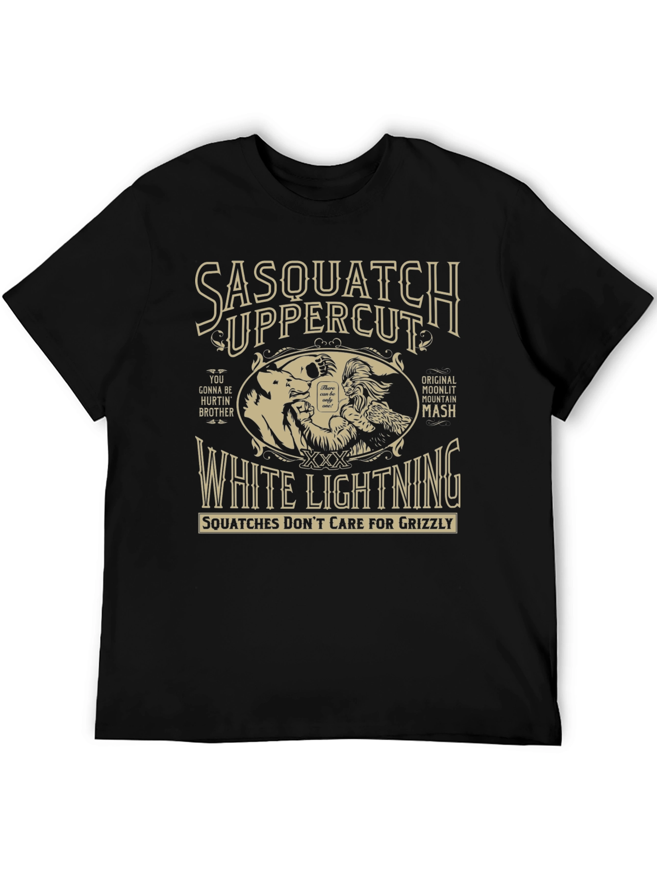 Sasquatch Uppercut White Lightning T-Shirt