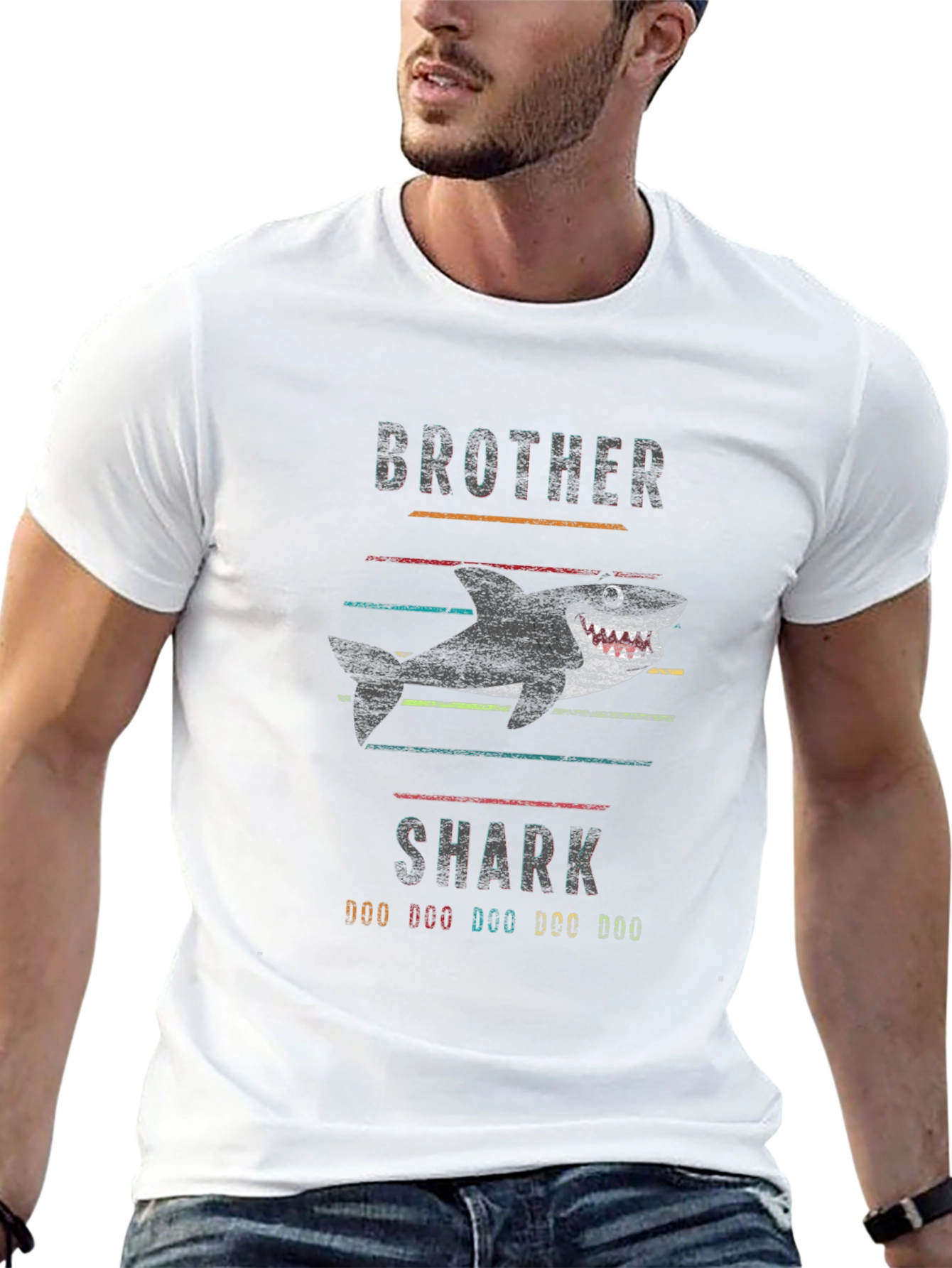 Brother Shark Graphic Tee - Black