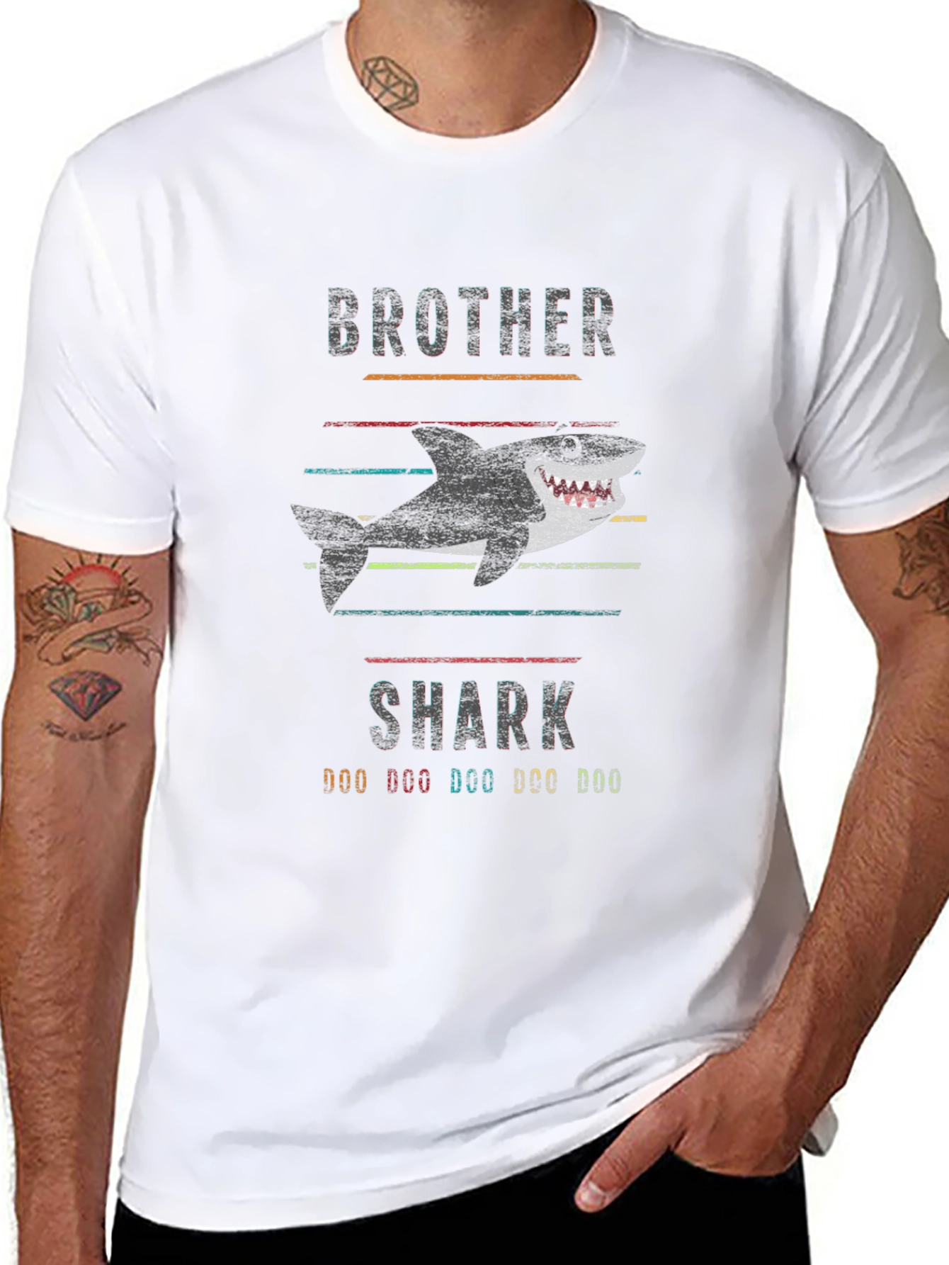 Brother Shark Graphic Tee - Black