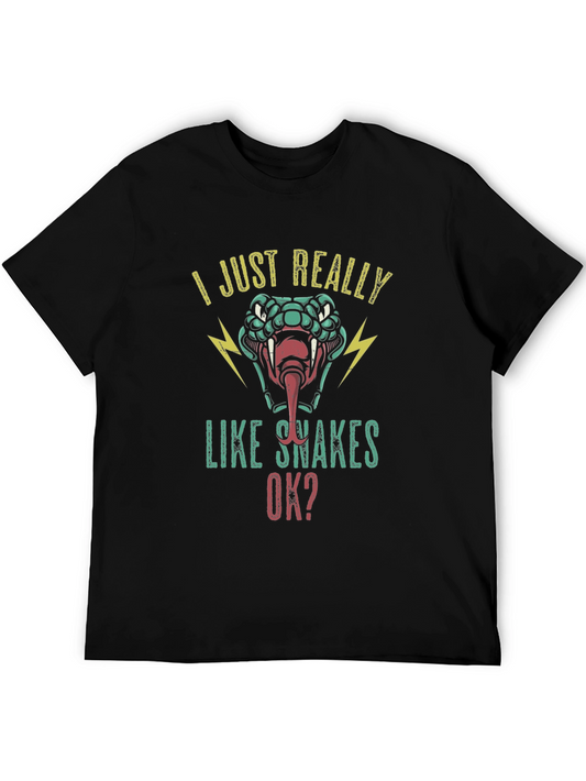 I Just Really Like Snakes Ok? Graphic Tee