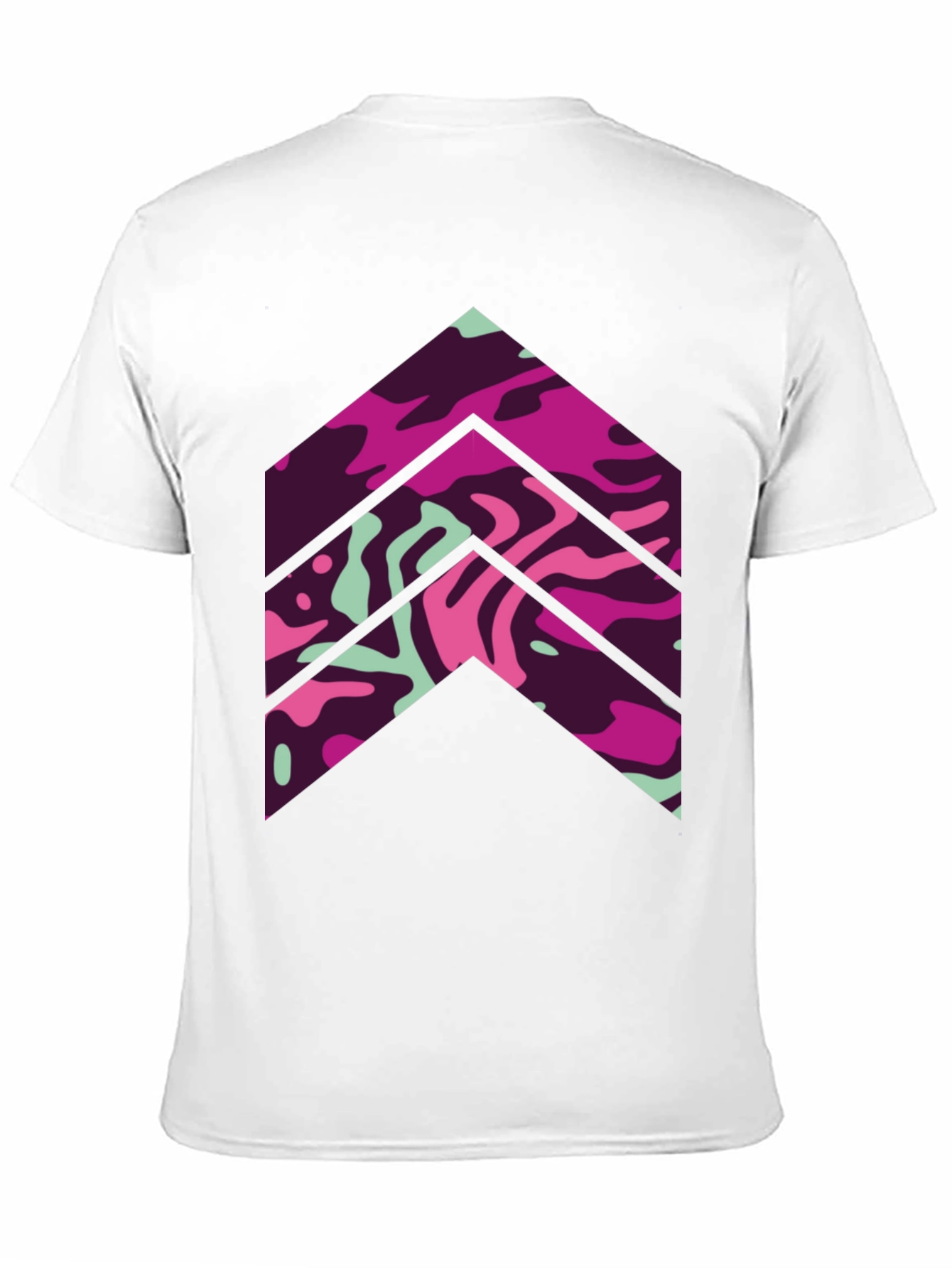 Abstract Arrow Graphic Tee - Mens Black T-Shirt