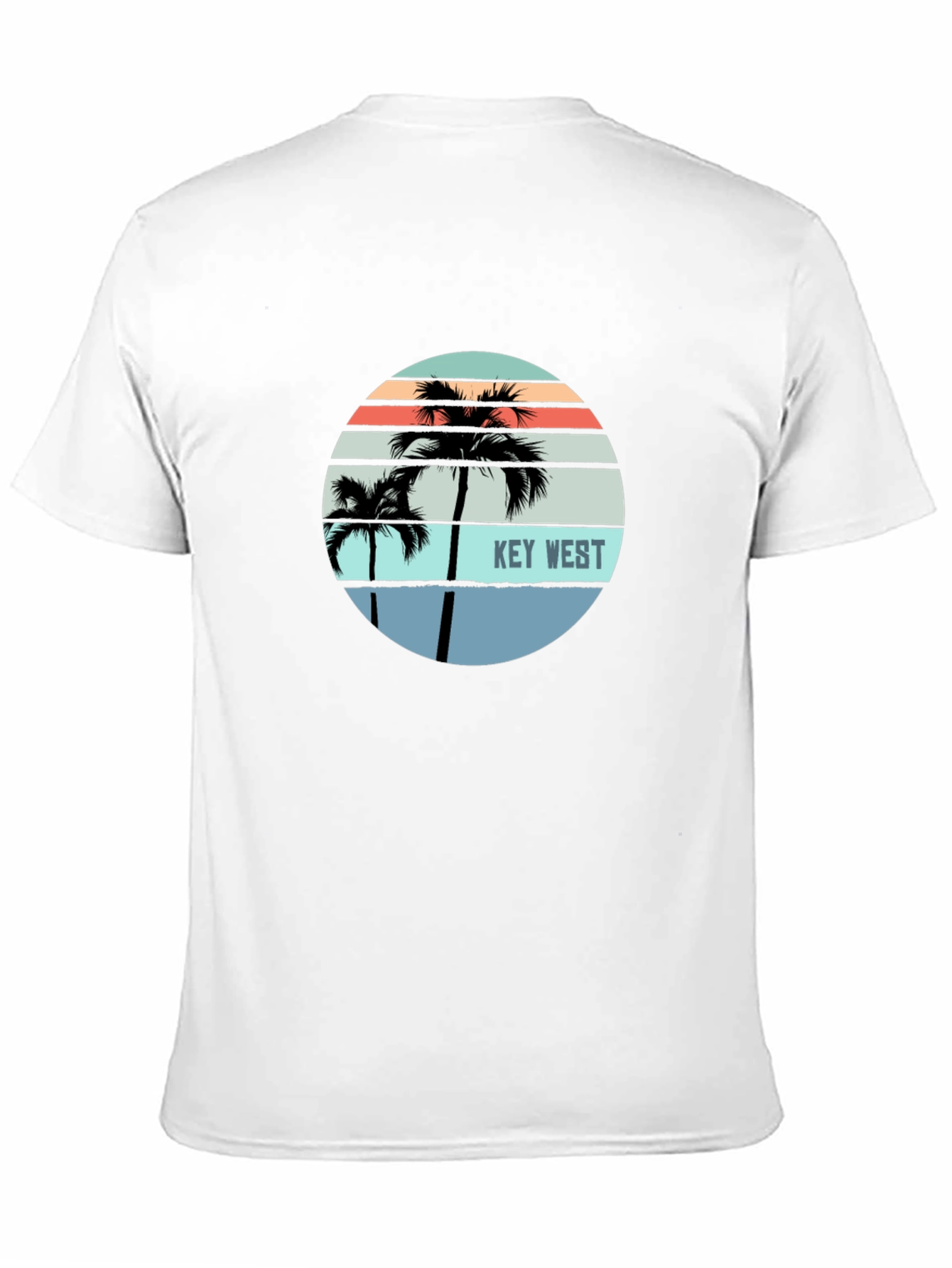 Key West Palm Tree Graphic Tee - Island Style