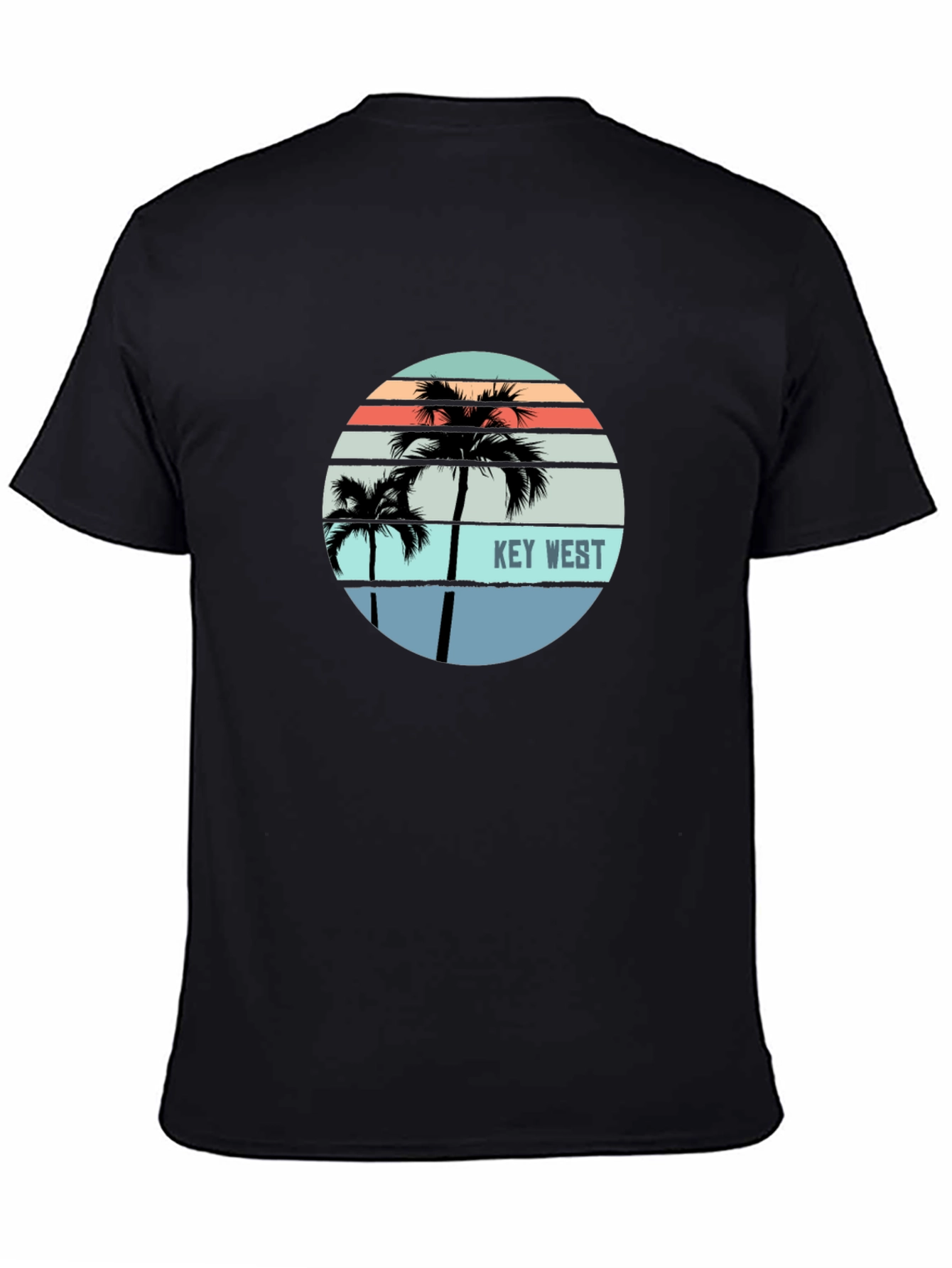 Key West Palm Tree Graphic Tee - Island Style